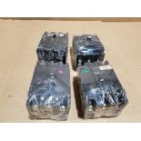 Qty 4 - Assorted Westinghouse molded case breakers.