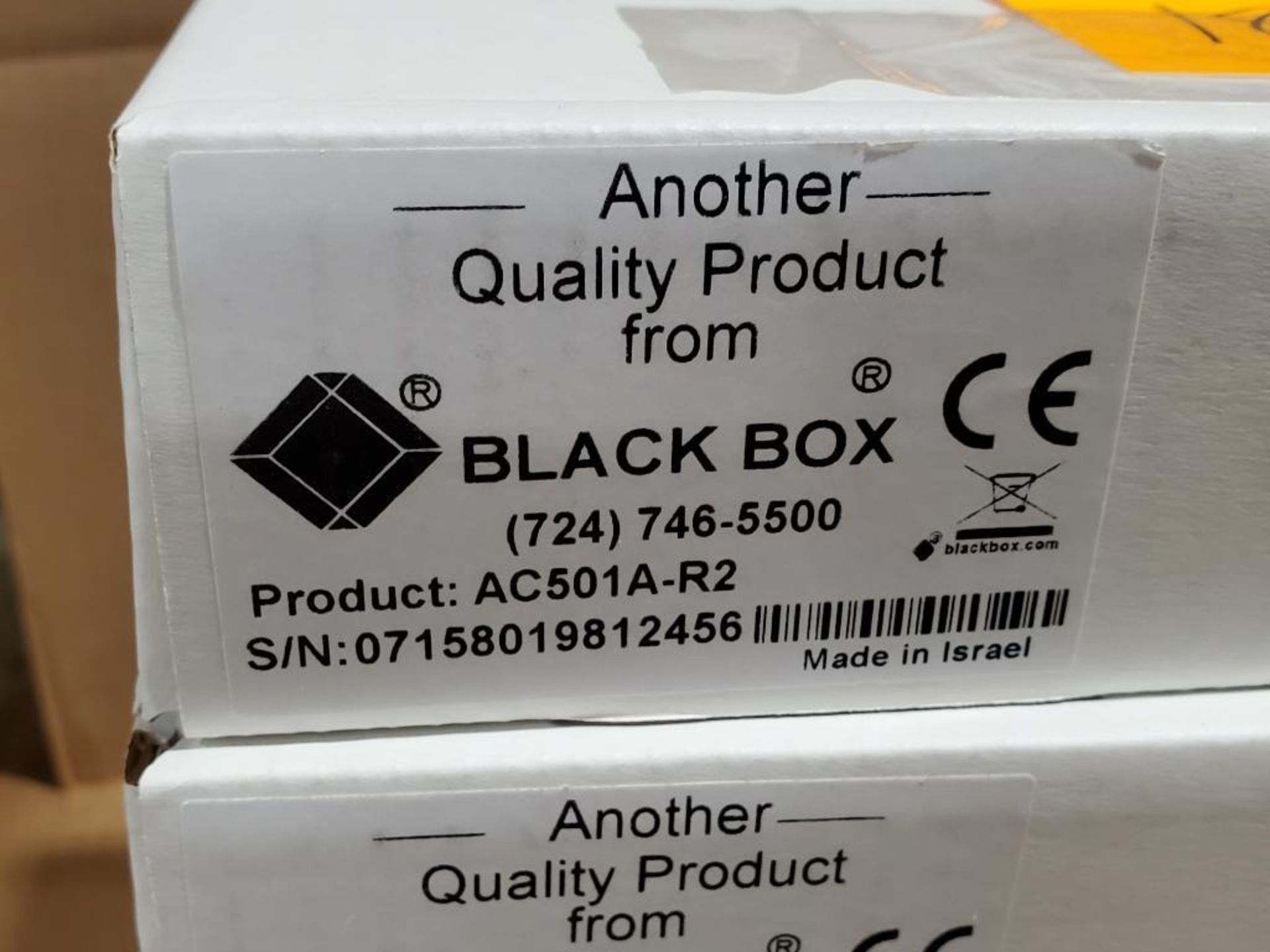 Qty 5 - Black Box video splitter. Part number AC501A-R2. - Image 2 of 3