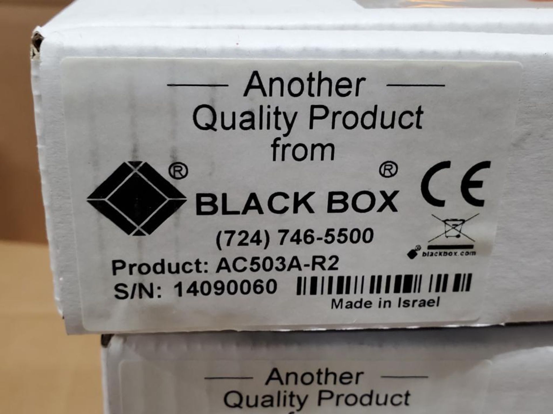 Qty 5 - Black Box video splitter. Part number AC503A-R2. - Image 2 of 3