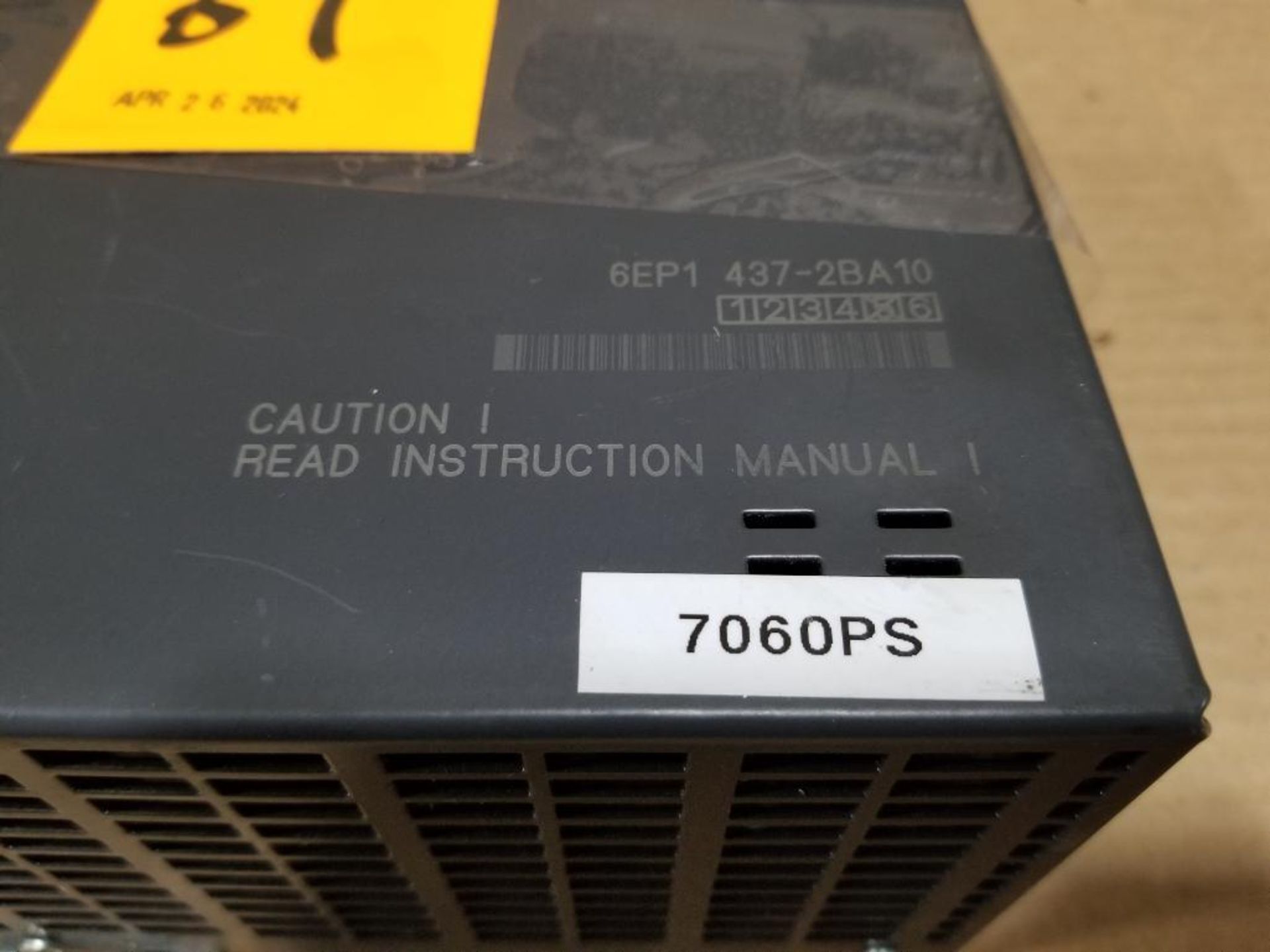 Siemens power supply. Part number 6EP1437-2BA10. - Image 2 of 4