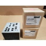 Allen Bradley Stratix 8000 part number 1783-MS10T and Qty 2 - Onset Part # T-VER-E50B2.