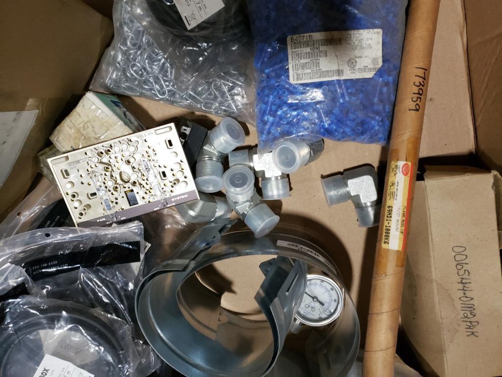 Pallet of assorted parts and hardware. - Image 14 of 19