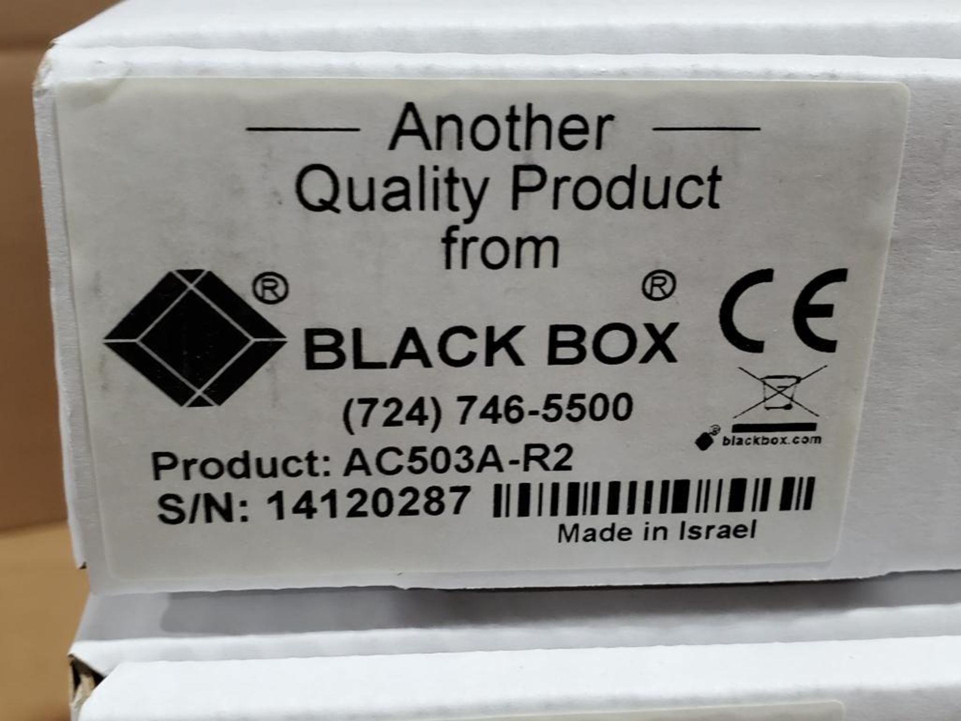 Qty 5 - Black Box video splitter. Part number AC503A-R2. - Image 2 of 3