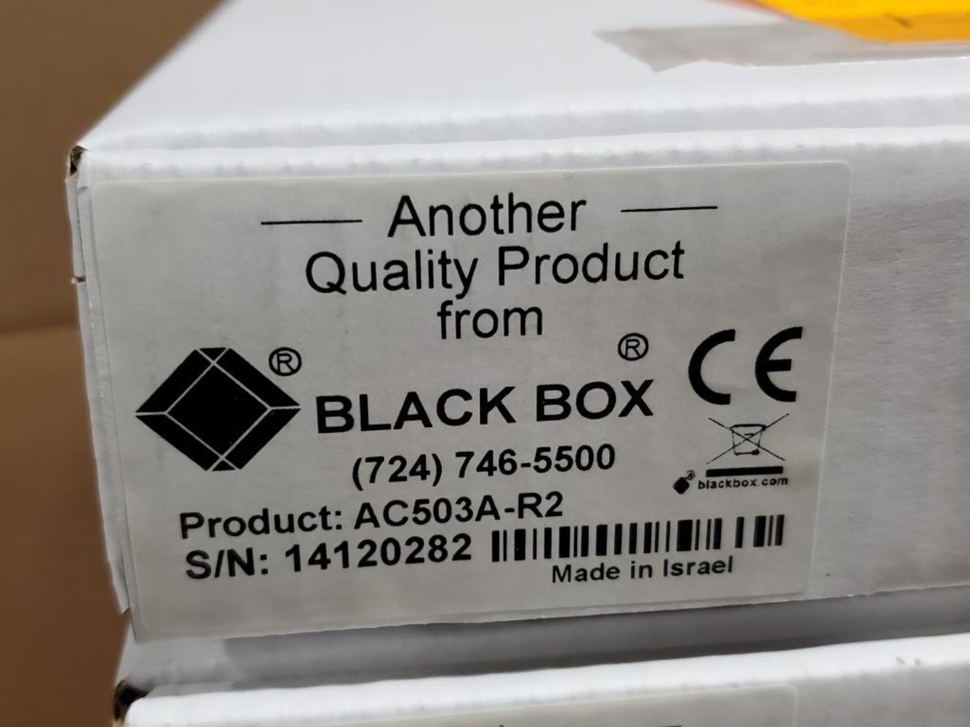 Qty 6 - Black Box video splitter. Part number AC503A-R2. - Image 2 of 3