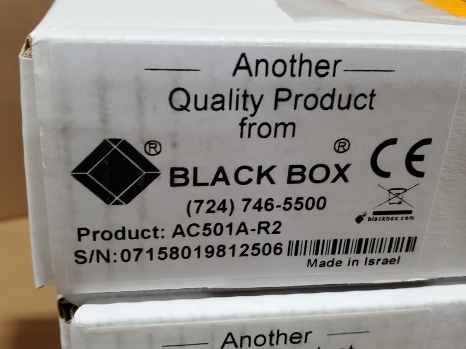 Qty 5 - Black Box video splitter. Part number AC501A-R2. - Image 2 of 3