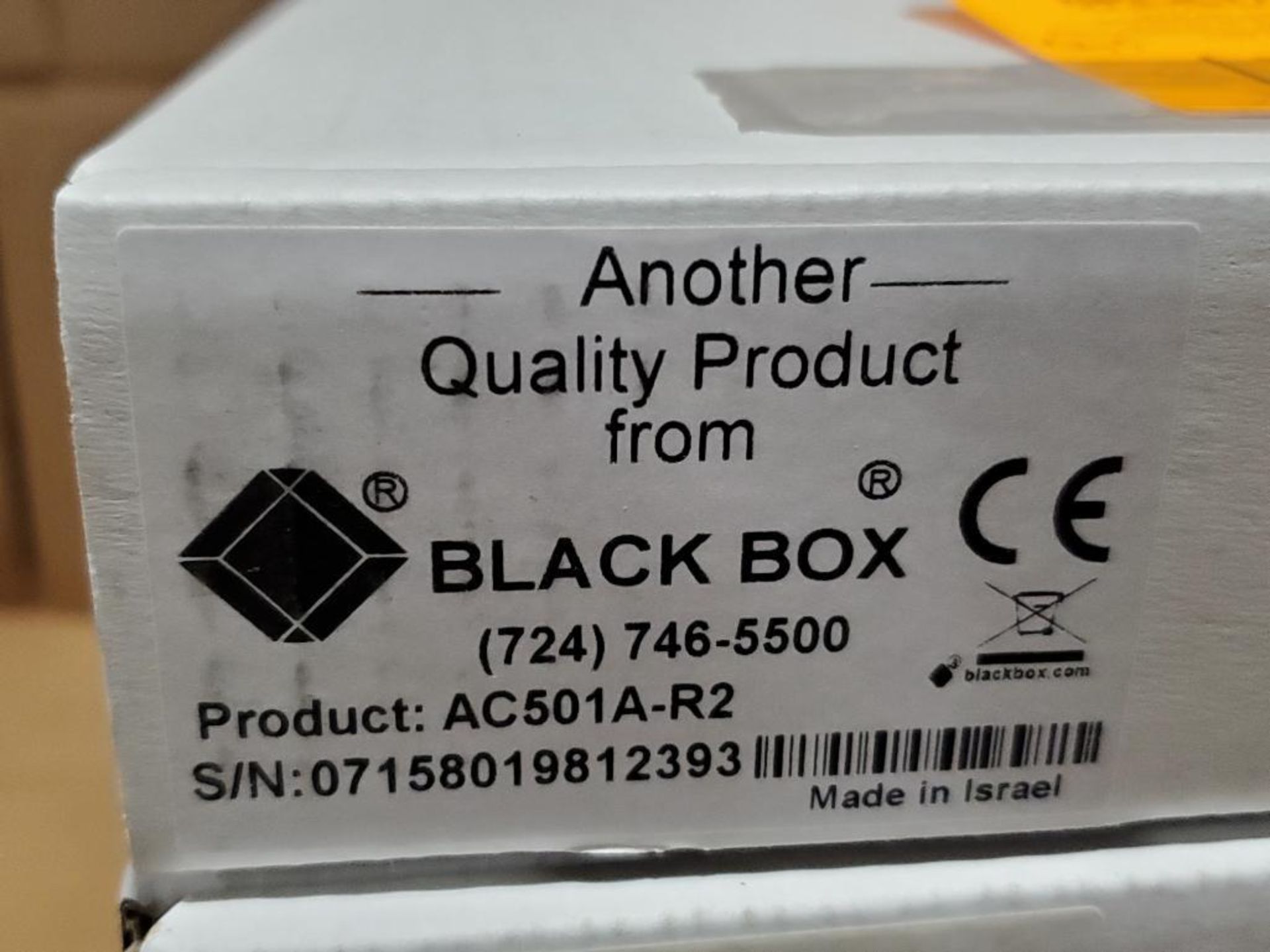 Qty 5 - Black Box video splitter. Part number AC501A-R2. - Image 2 of 3