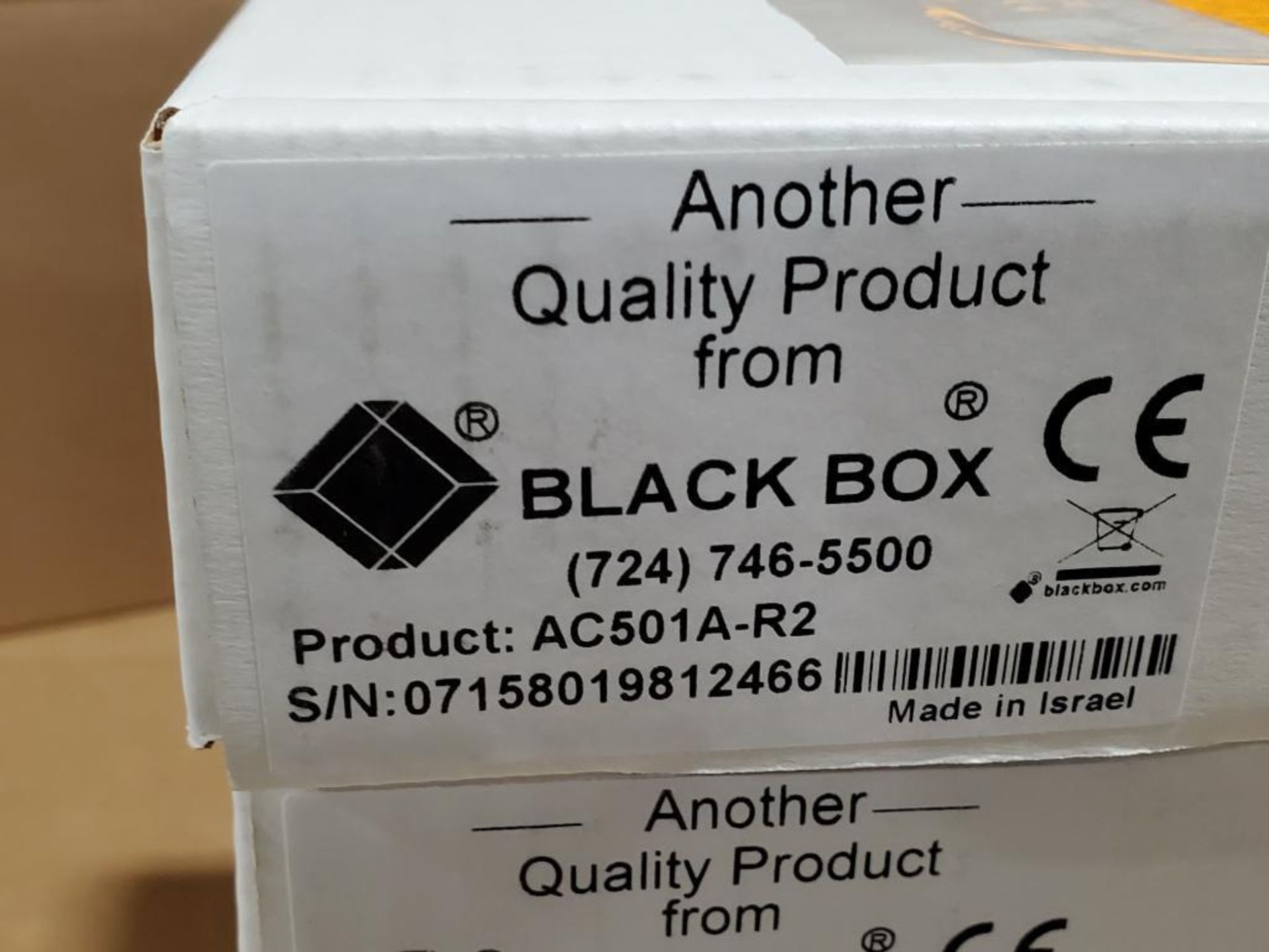 Qty 5 - Black Box video splitter. Part number AC501A-R2. - Image 2 of 3