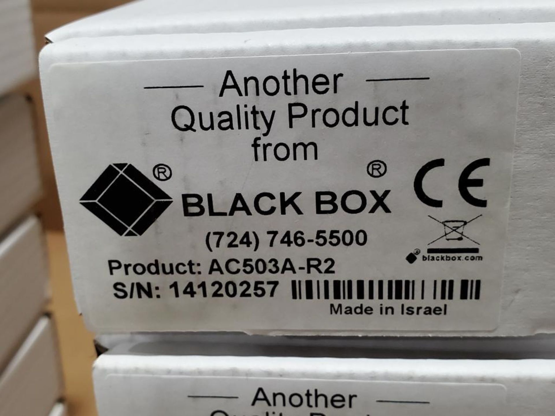 Qty 5 - Black Box video splitter. Part number AC503A-R2. - Image 2 of 3