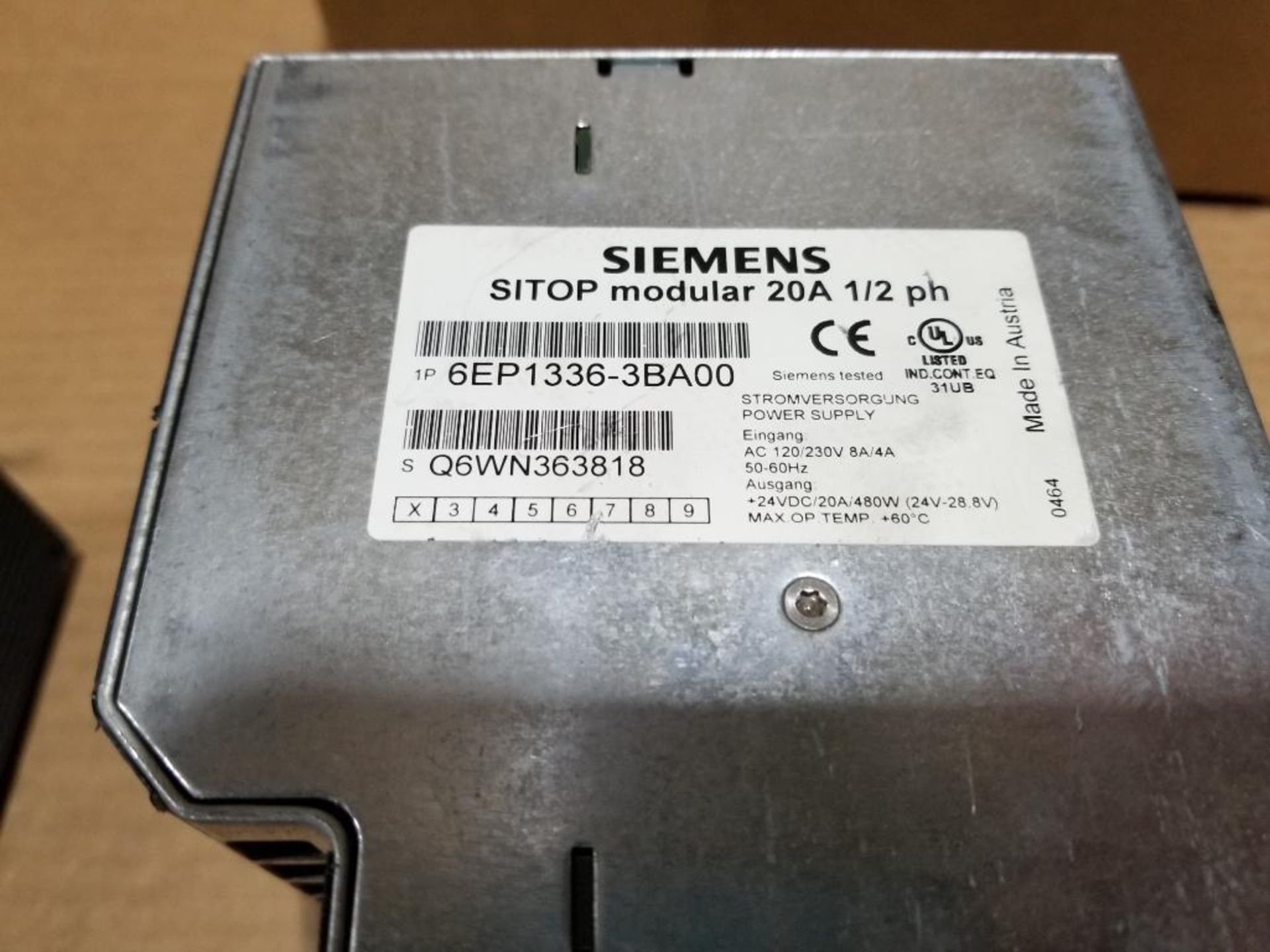 Qty 2 - Assorted electrical switch and power supply. Siemens, IFS. - Image 3 of 5