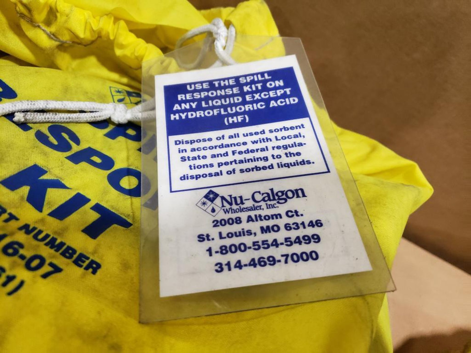 Qty 2 - Nu-Colgon spill response kit. Part number 4816-07. - Image 2 of 7