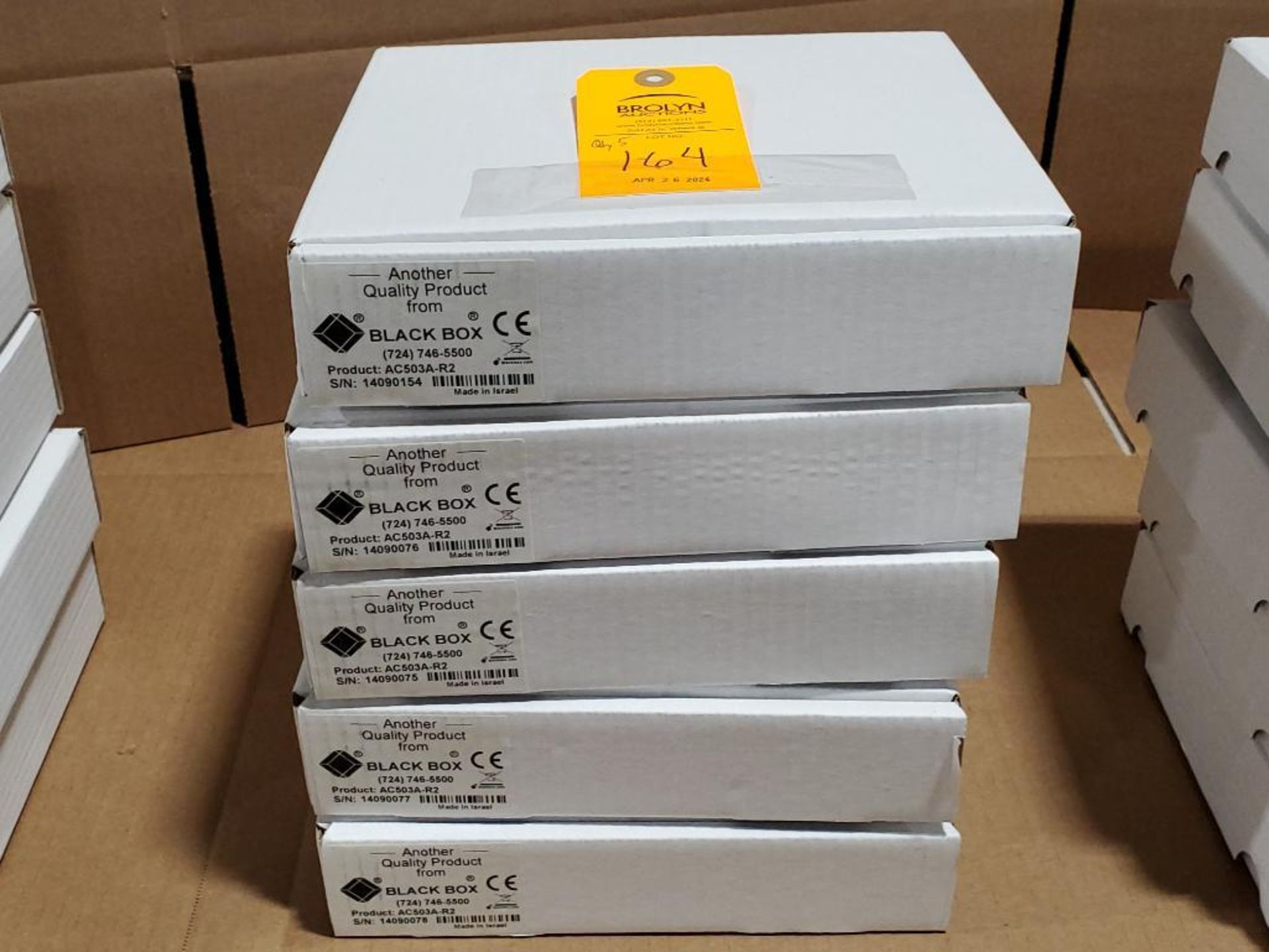 Qty 5 - Black Box video splitter. Part number AC503A-R2.