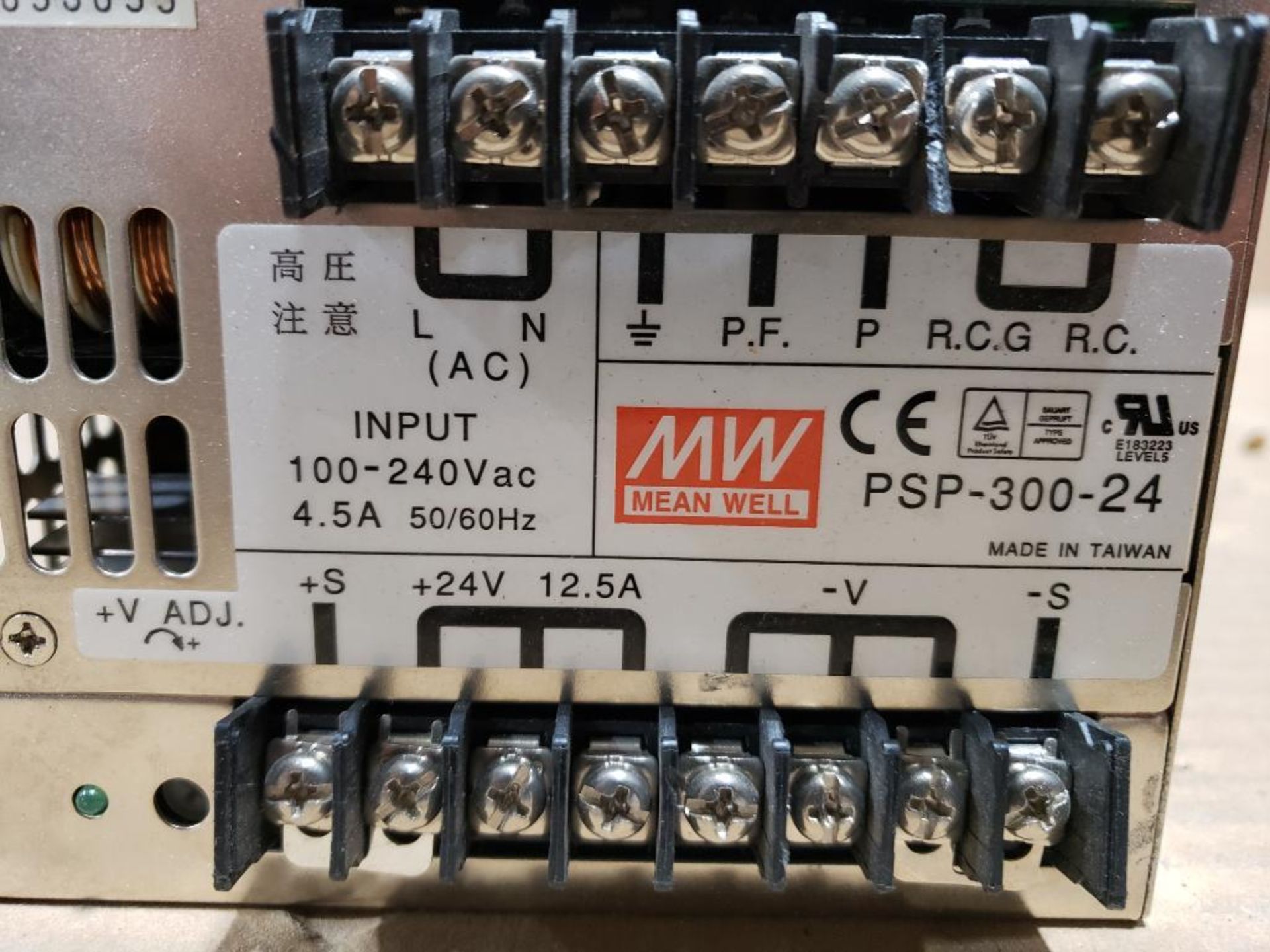 Mean Well power supply. Part number PSP-300-24. - Image 2 of 5