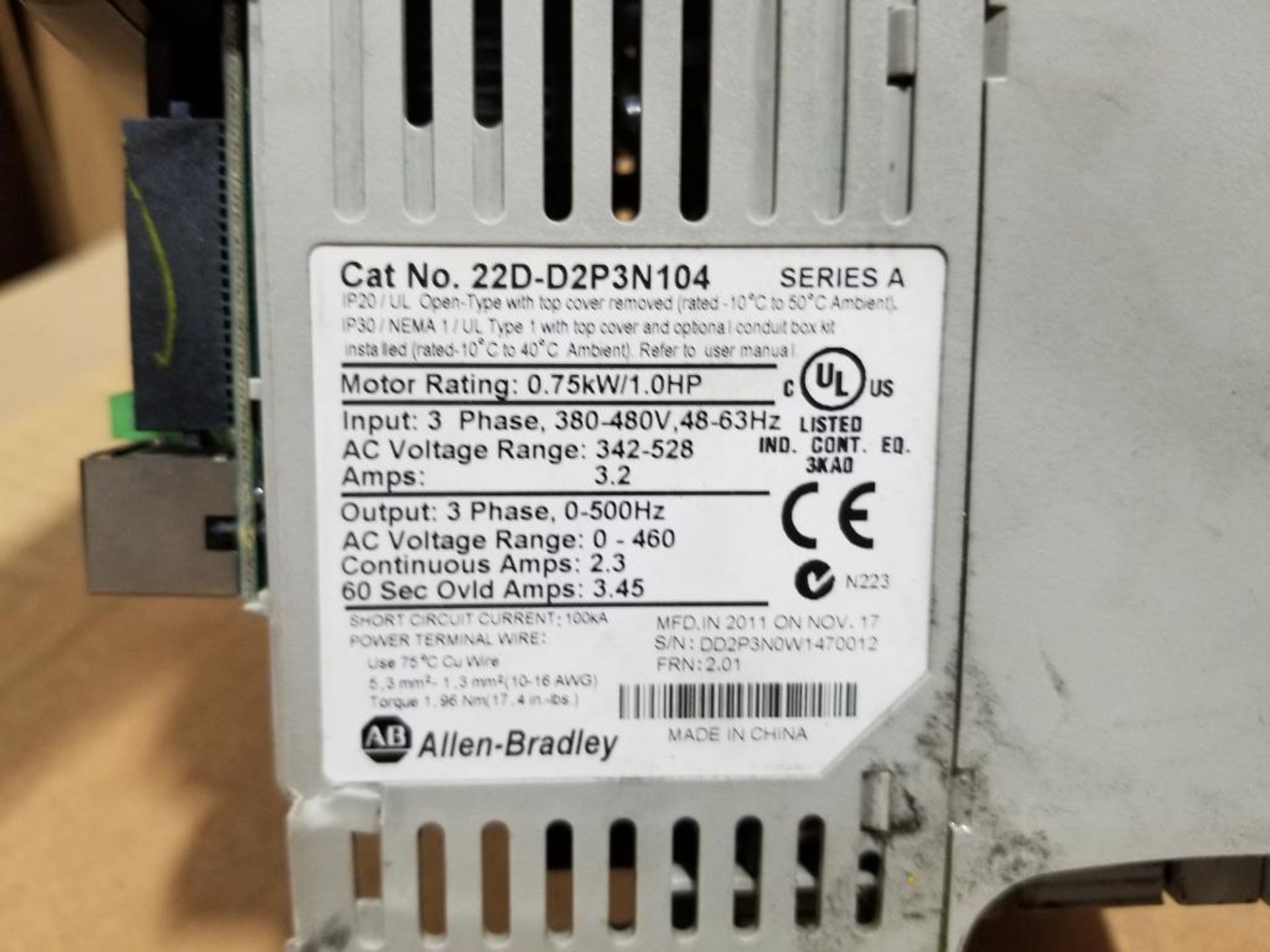 *Parts / Repairable* - Qty 4 - Allen Bradley powerflex drive. - Image 5 of 20