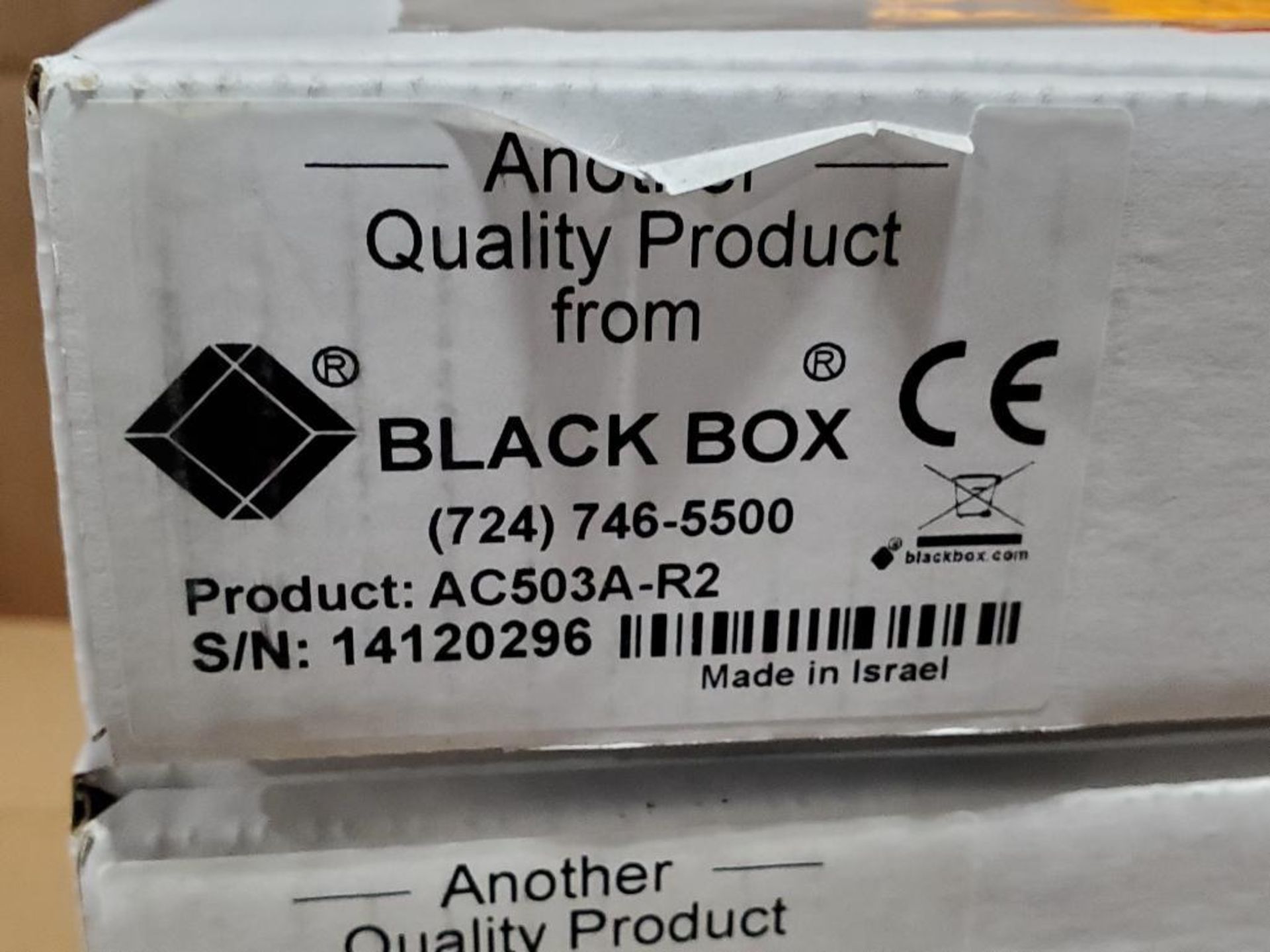 Qty 5 - Black Box video splitter. Part number AC503A-R2. - Image 2 of 3