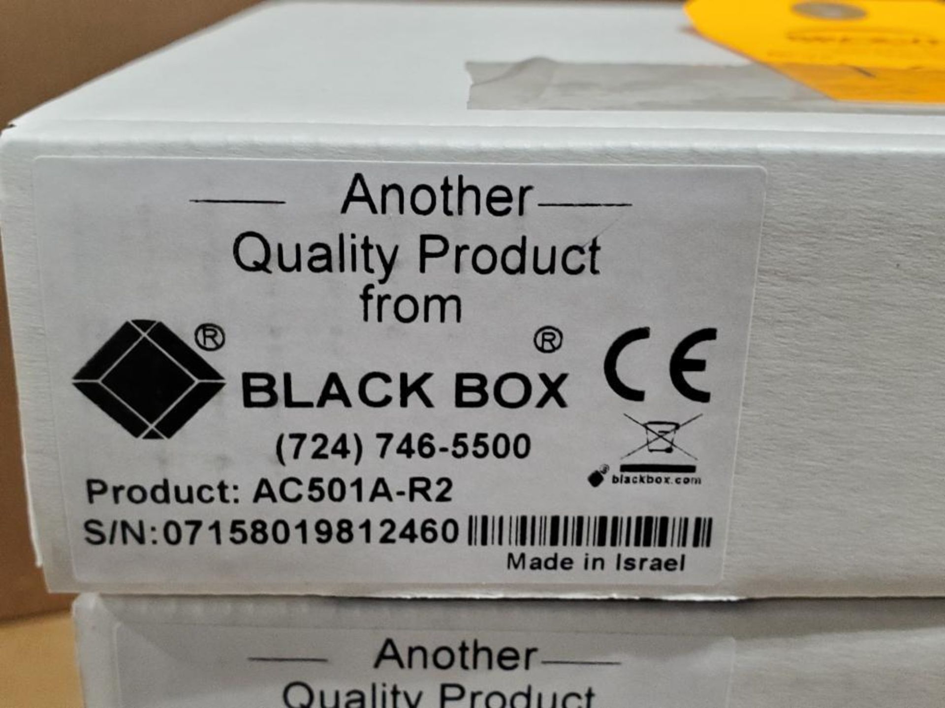 Qty 6 - Black Box video splitter. Part number AC501A-R2. - Image 2 of 3