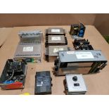 Assorted power supplies and electrical.