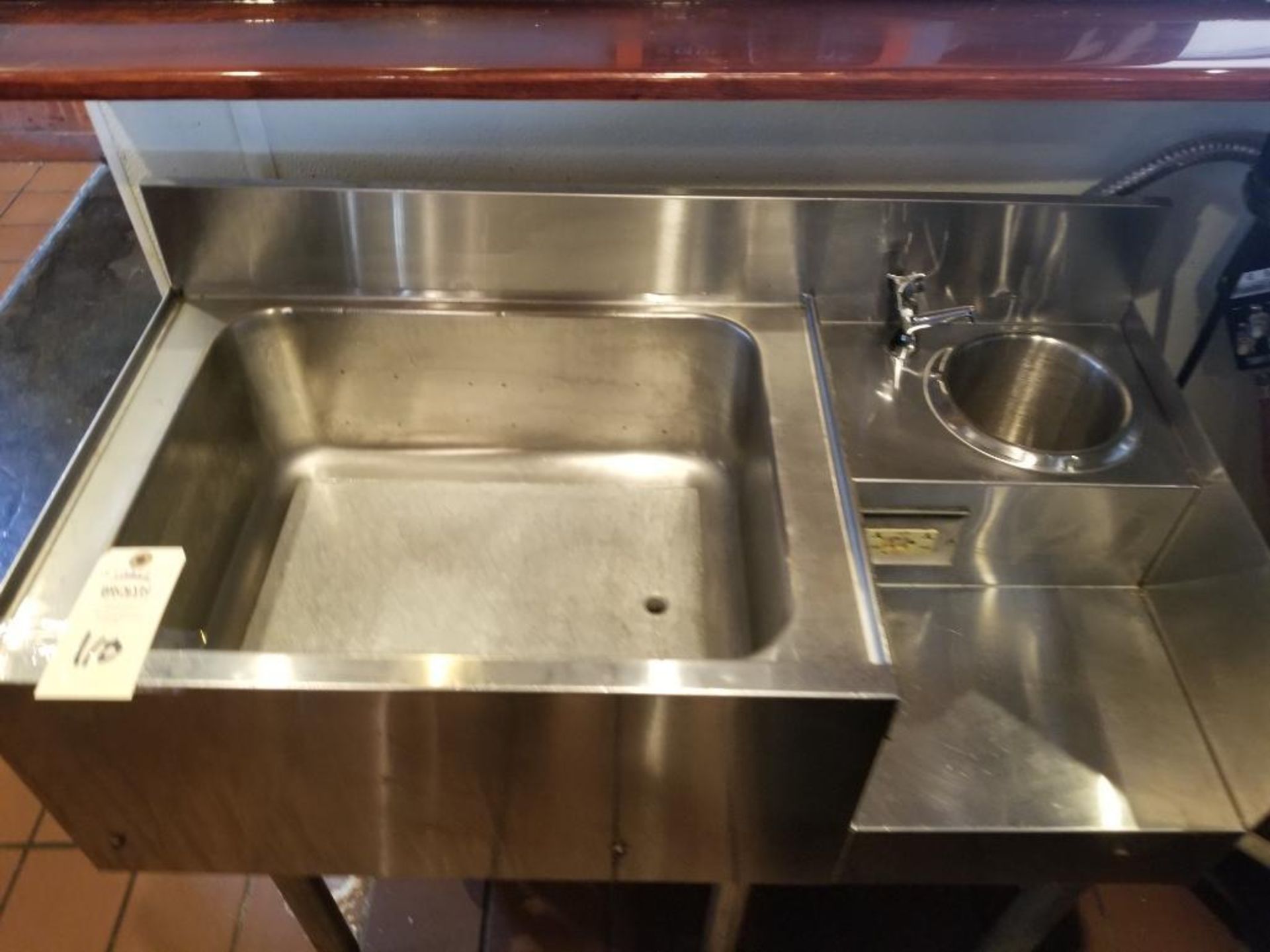 Stainless steel prep table. 36" x 18-1/2" x 31". - Image 2 of 10