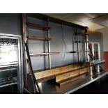 Back Bar and Cooler. 96" x 30' x 99" LxWxH. Tap is NOT included in this listing.