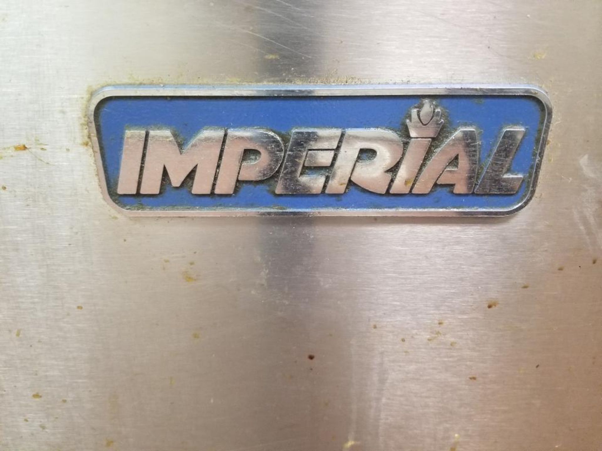 Imperial natural gas double basket deep fryer. Model IFS-40. - Bild 3 aus 6