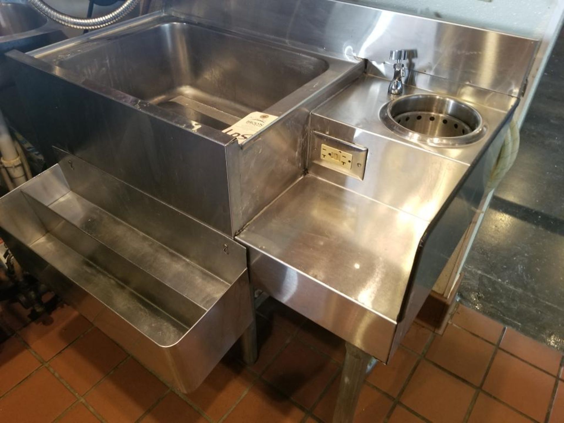 Stainless Steel prep table. 36" x 26" x 30".