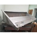 Commercial exhaust hood. 96in x 42in x 24in.