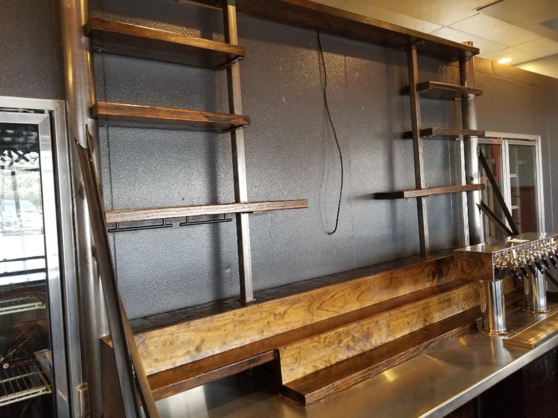 Back Bar and Cooler. 96" x 30' x 99" LxWxH. Tap is NOT included in this listing. - Image 17 of 17
