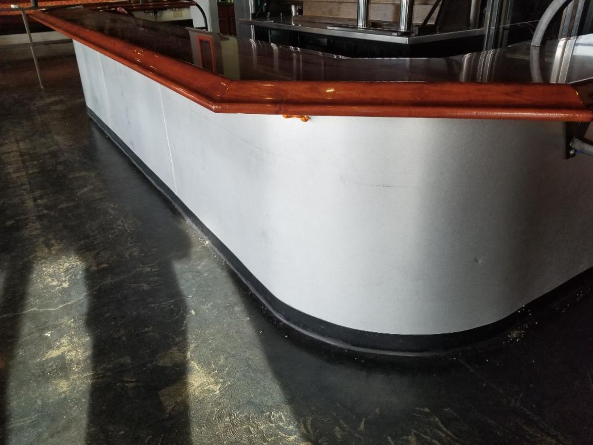 240" long x 27" wide x 44" tall bar. - Image 11 of 14