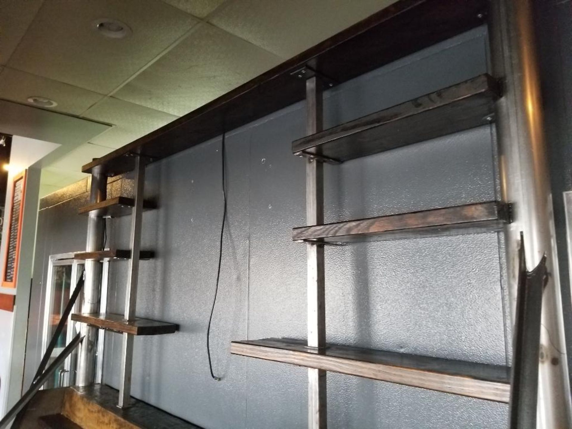 Back Bar and Cooler. 96" x 30' x 99" LxWxH. Tap is NOT included in this listing. - Image 8 of 17