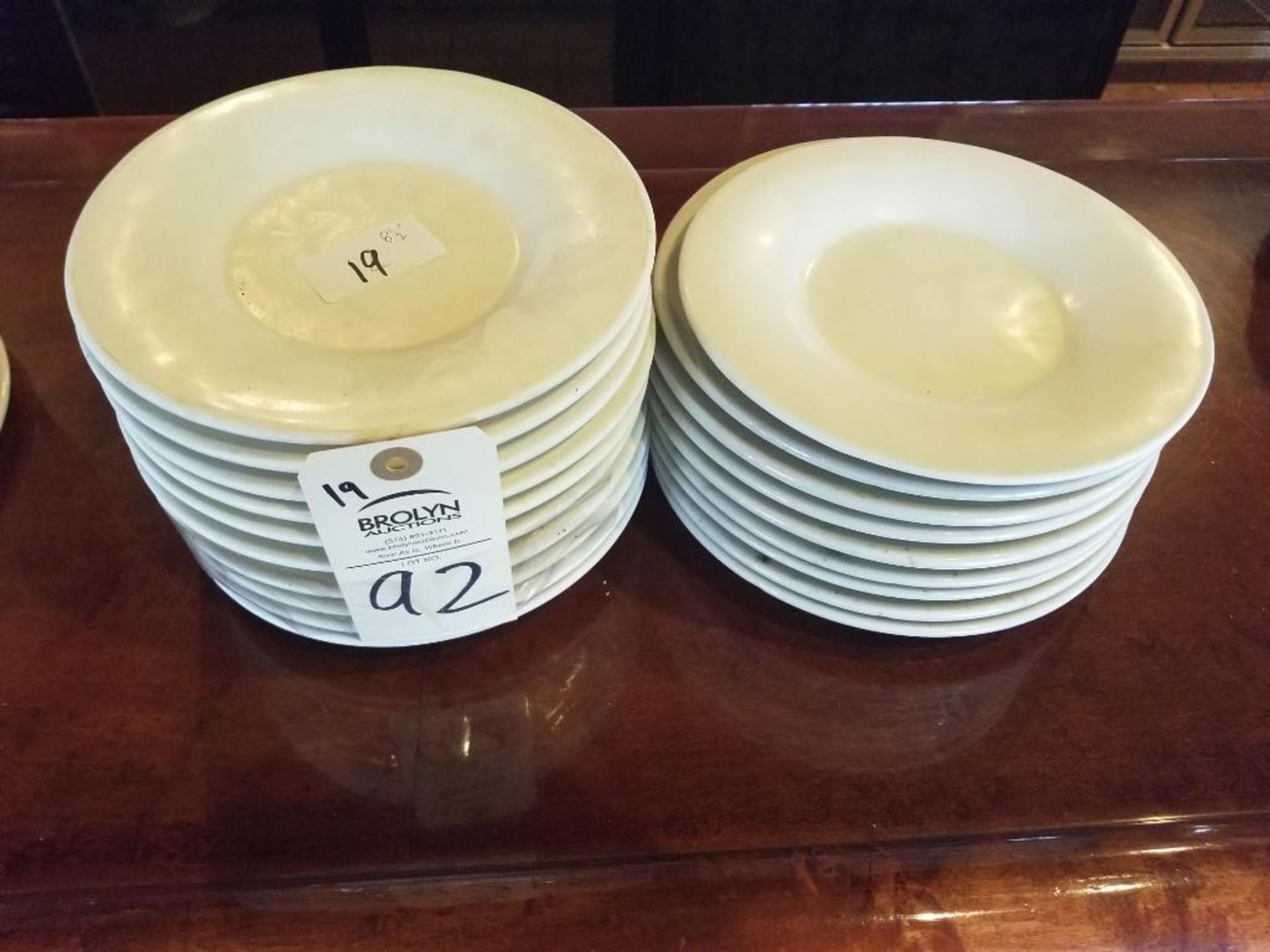 Qty 19 - Plates.