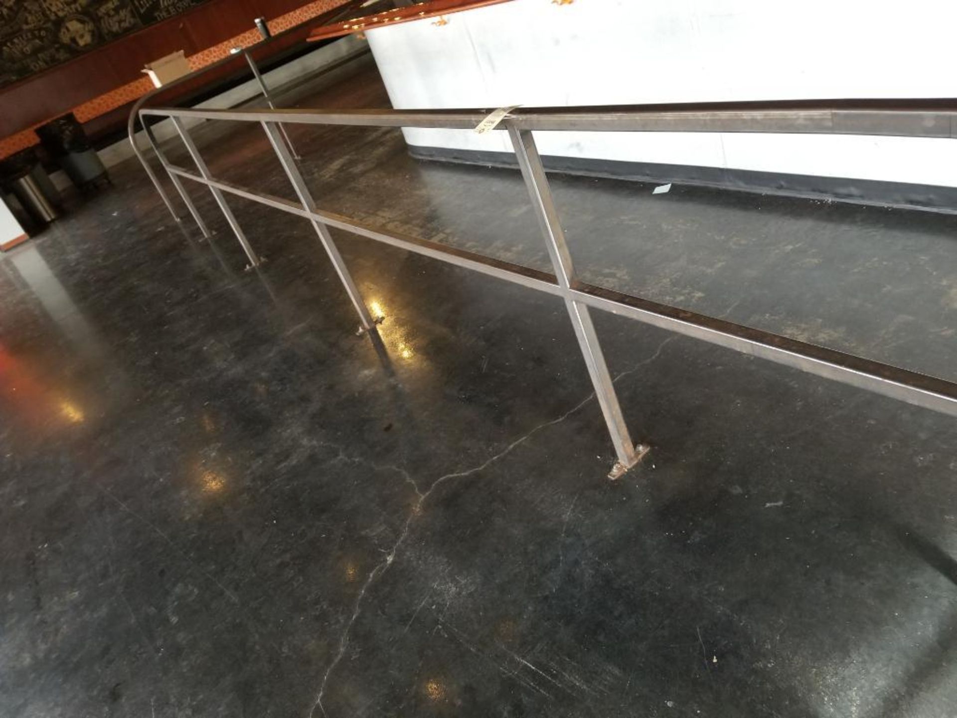 Qty 3 - Decorative guard rails. 240" L, 154" L and 14" all at 42" H. - Image 3 of 11