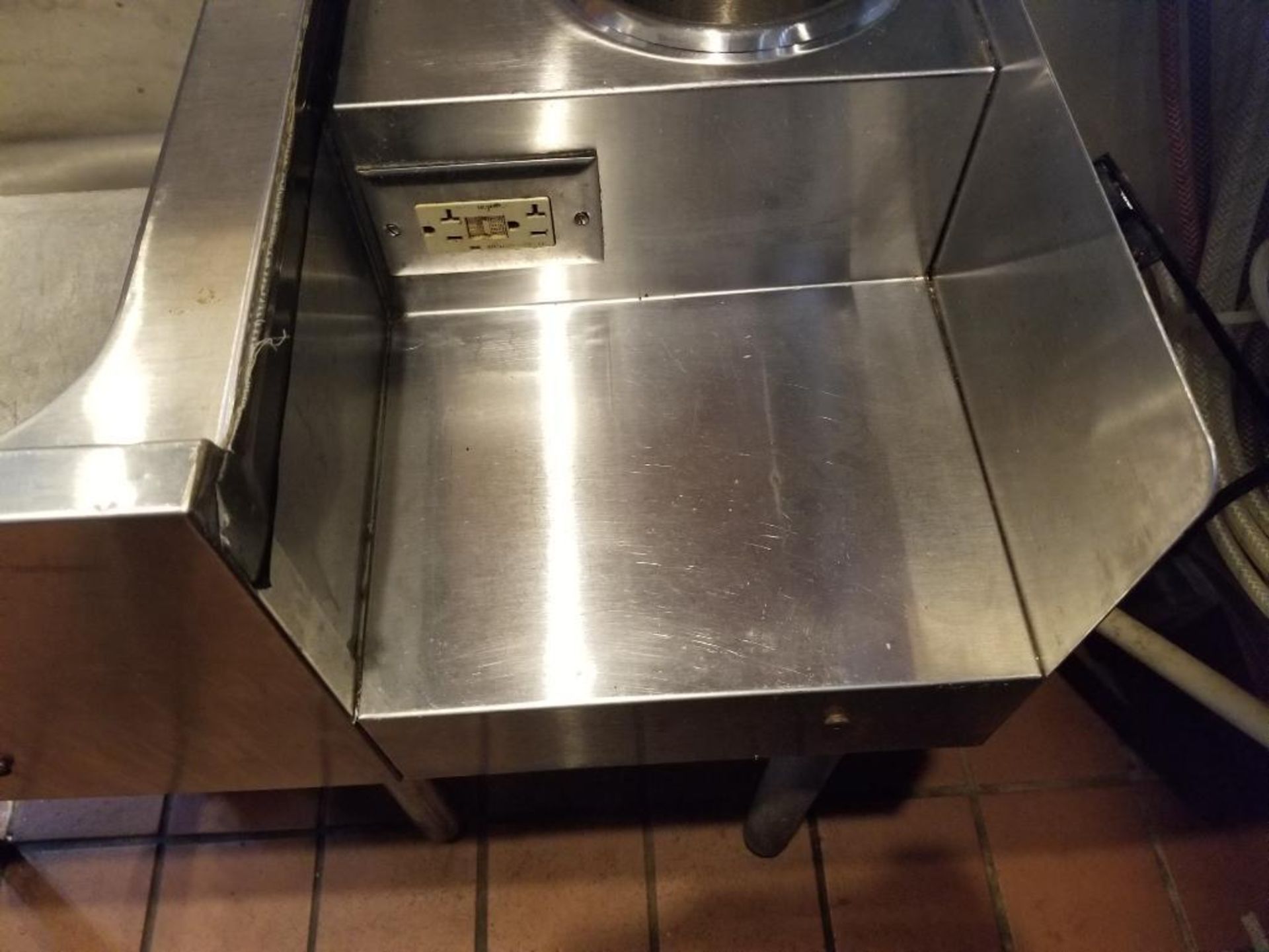 Stainless steel prep table. 36" x 18-1/2" x 31". - Image 3 of 10