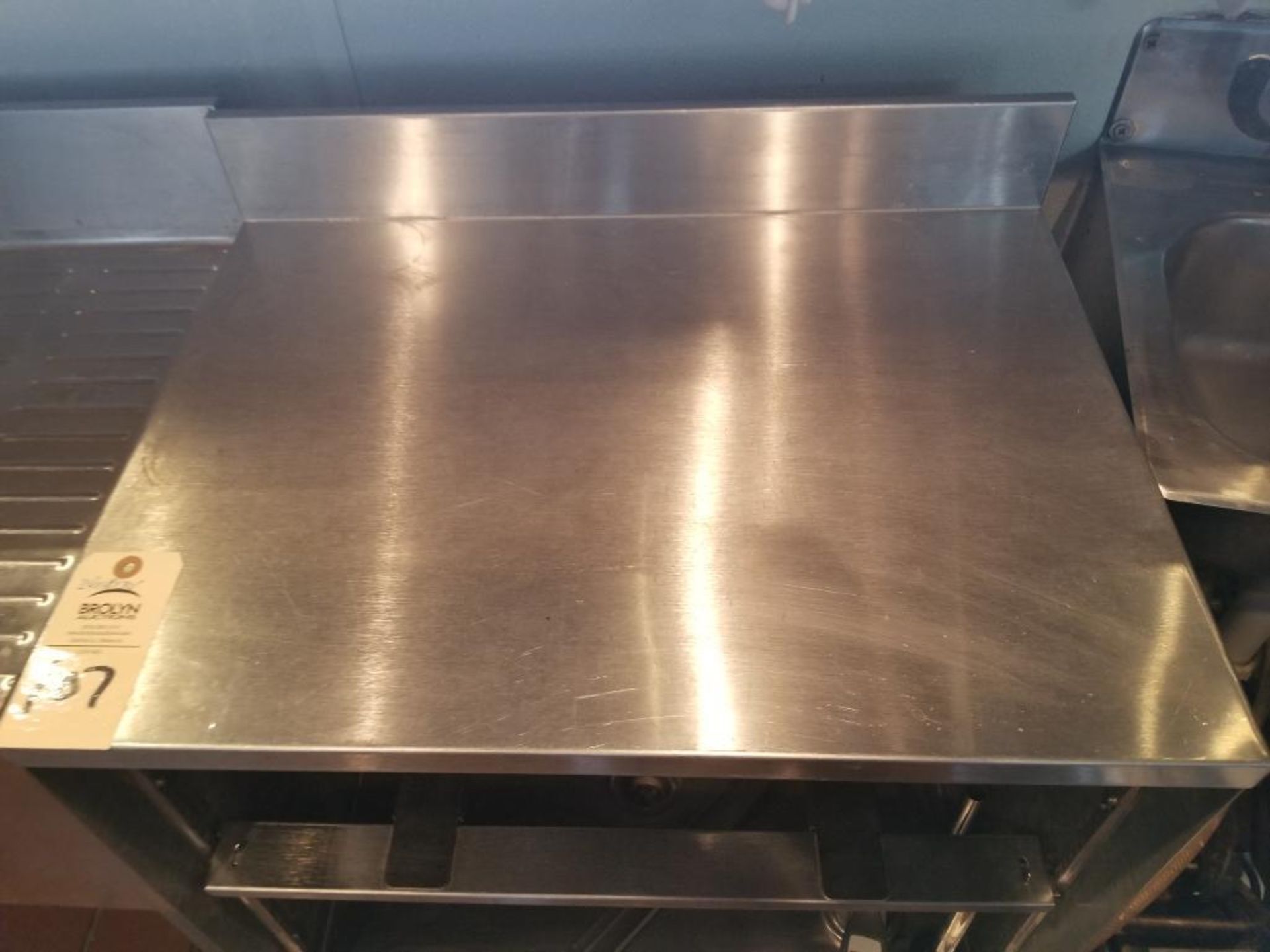 Atlas Restaurant Supply stainless steel prep table. 24" x 18" x 30". - Image 6 of 6