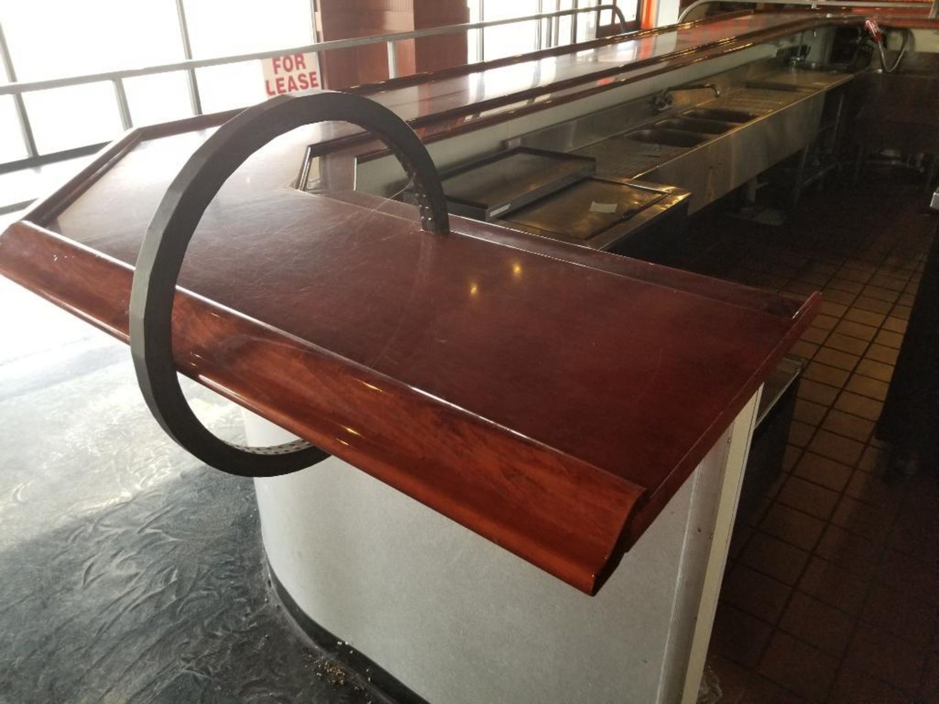 240" long x 27" wide x 44" tall bar. - Image 13 of 14