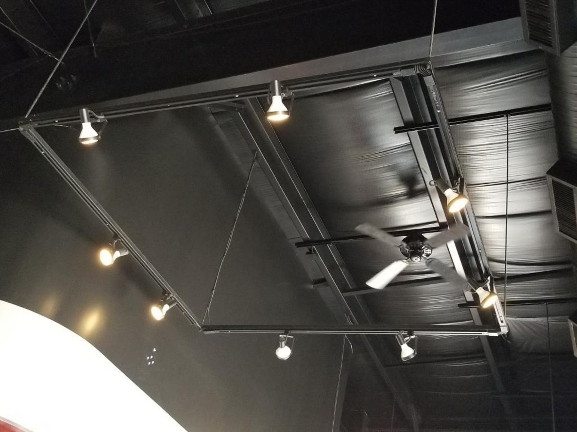 Qty 2 - Ceiling hung light fixtures. - Image 2 of 3