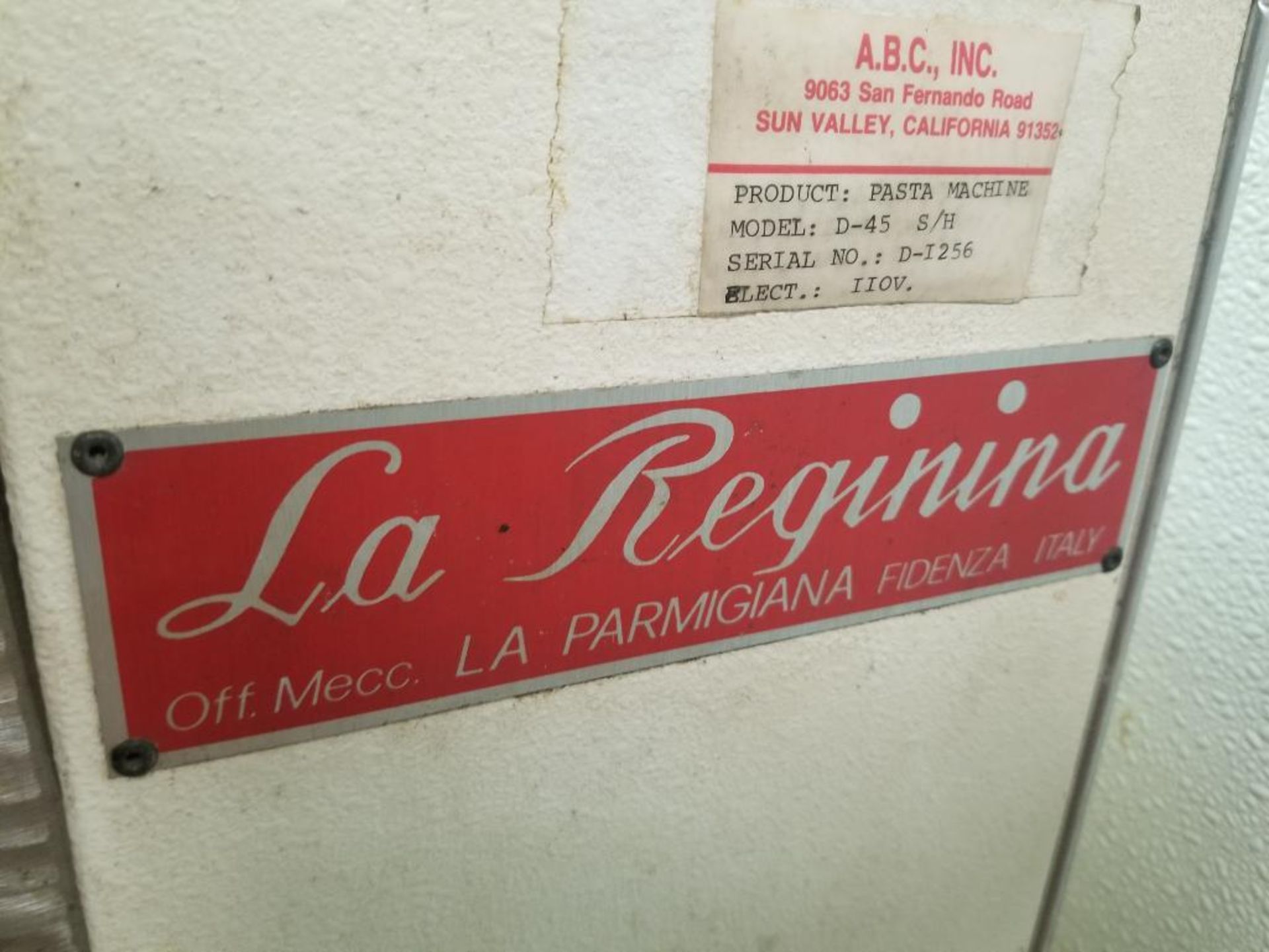 La Parmigiana pasta machine. Model D-45. 110v single phase. - Bild 4 aus 14