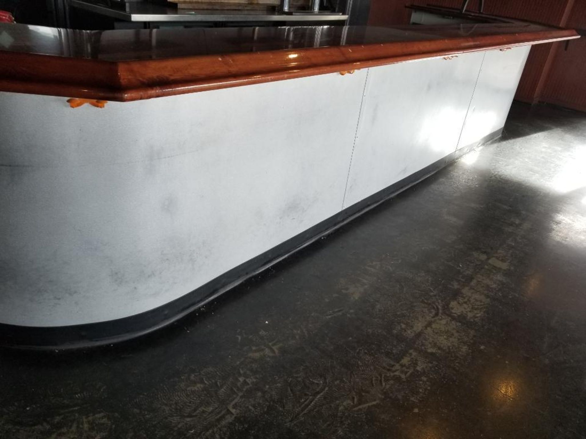 240" long x 27" wide x 44" tall bar. - Image 2 of 14