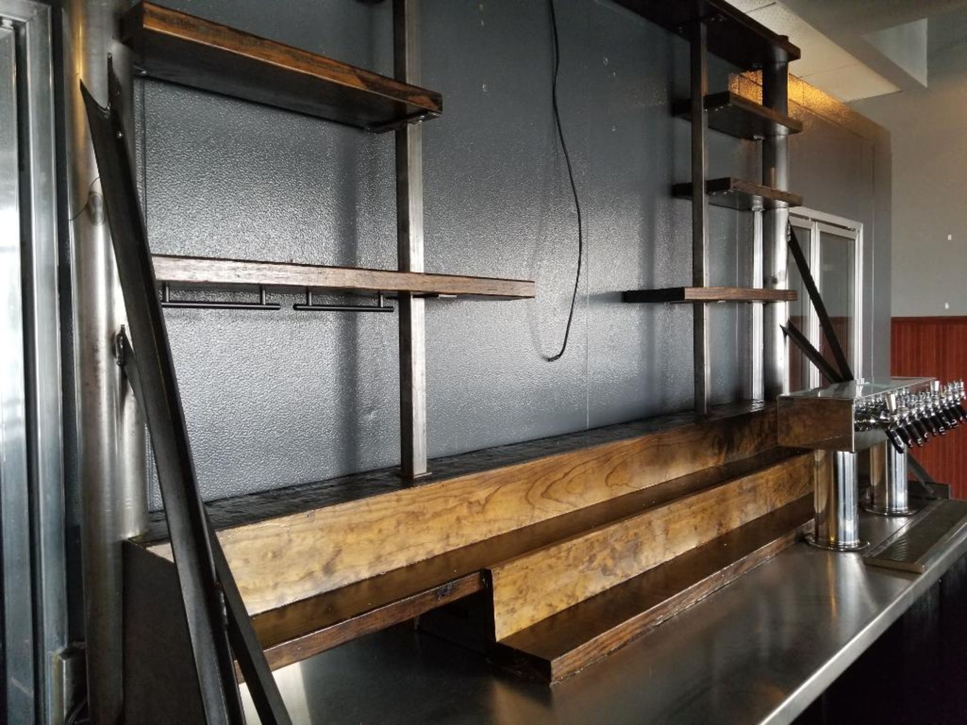 Back Bar and Cooler. 96" x 30' x 99" LxWxH. Tap is NOT included in this listing. - Image 15 of 17