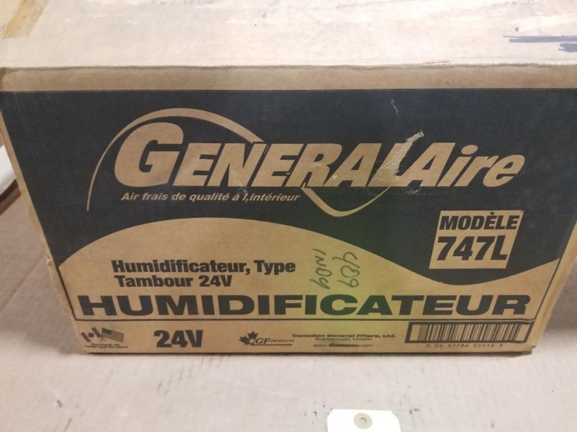 GeneralAire humidifier. Model 747L.