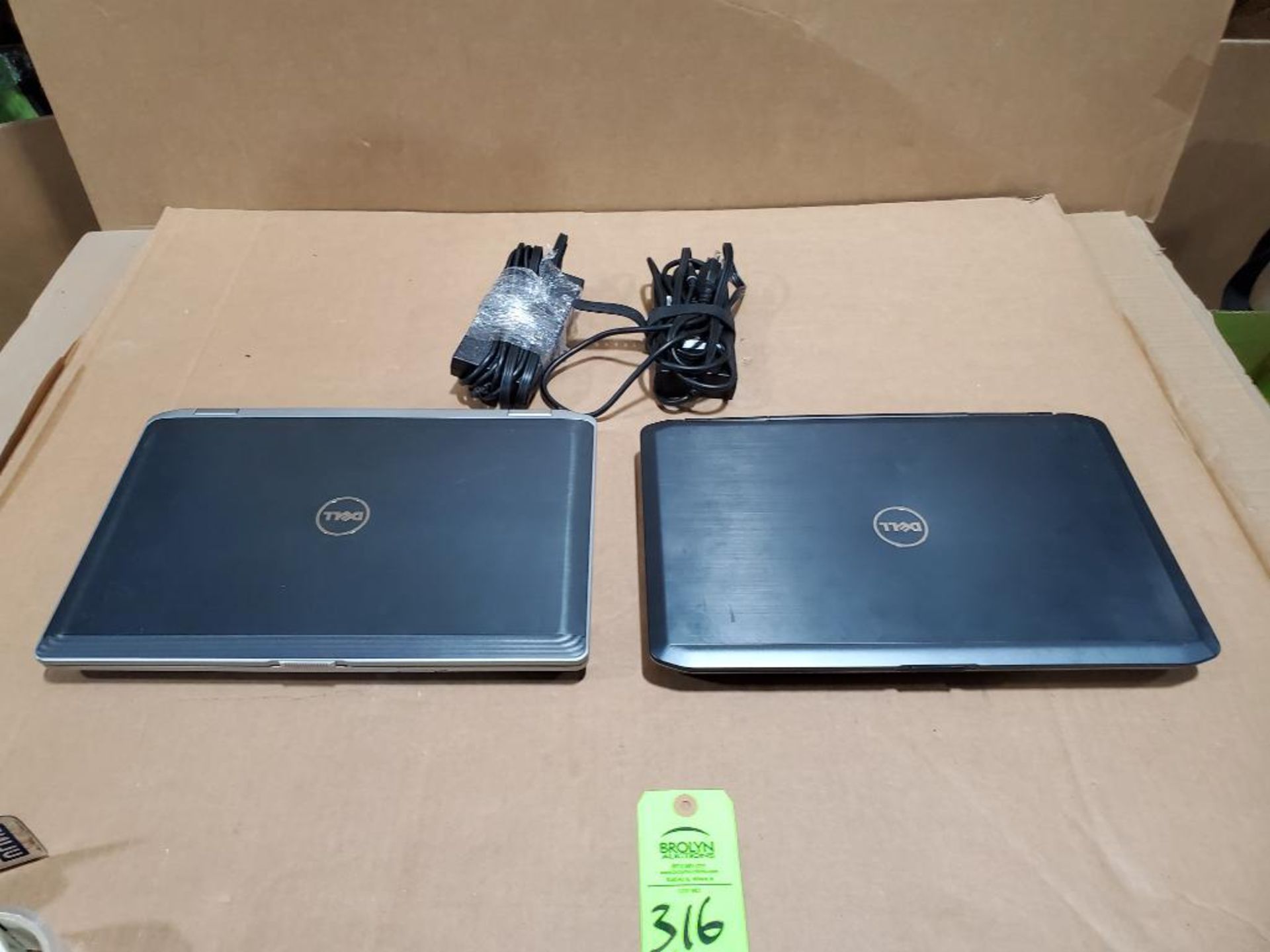 Qty 2 - Assorted Dell computers. (includes 2 power cords)