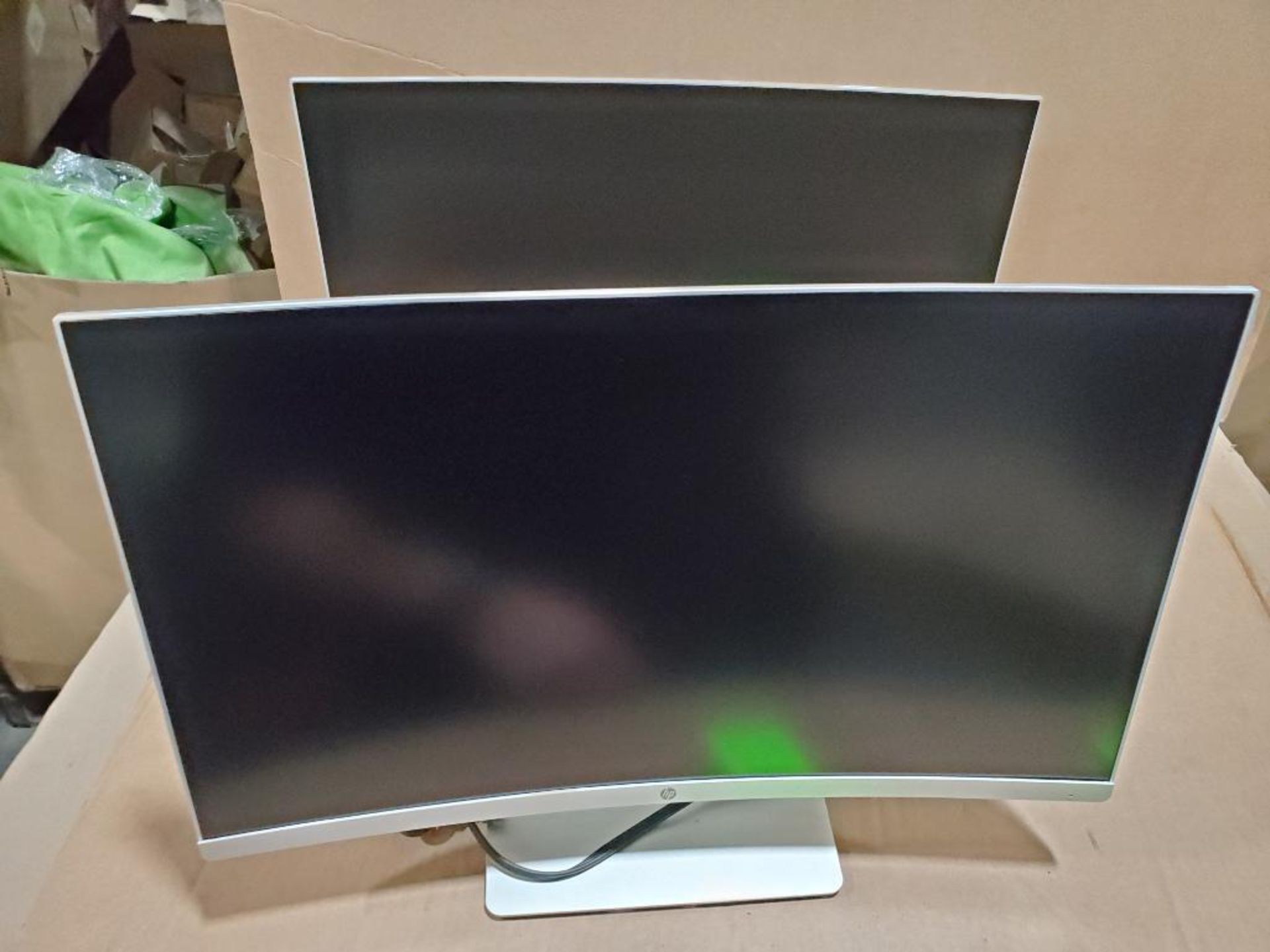 Qty 2 - HP curved monitors. 27in.