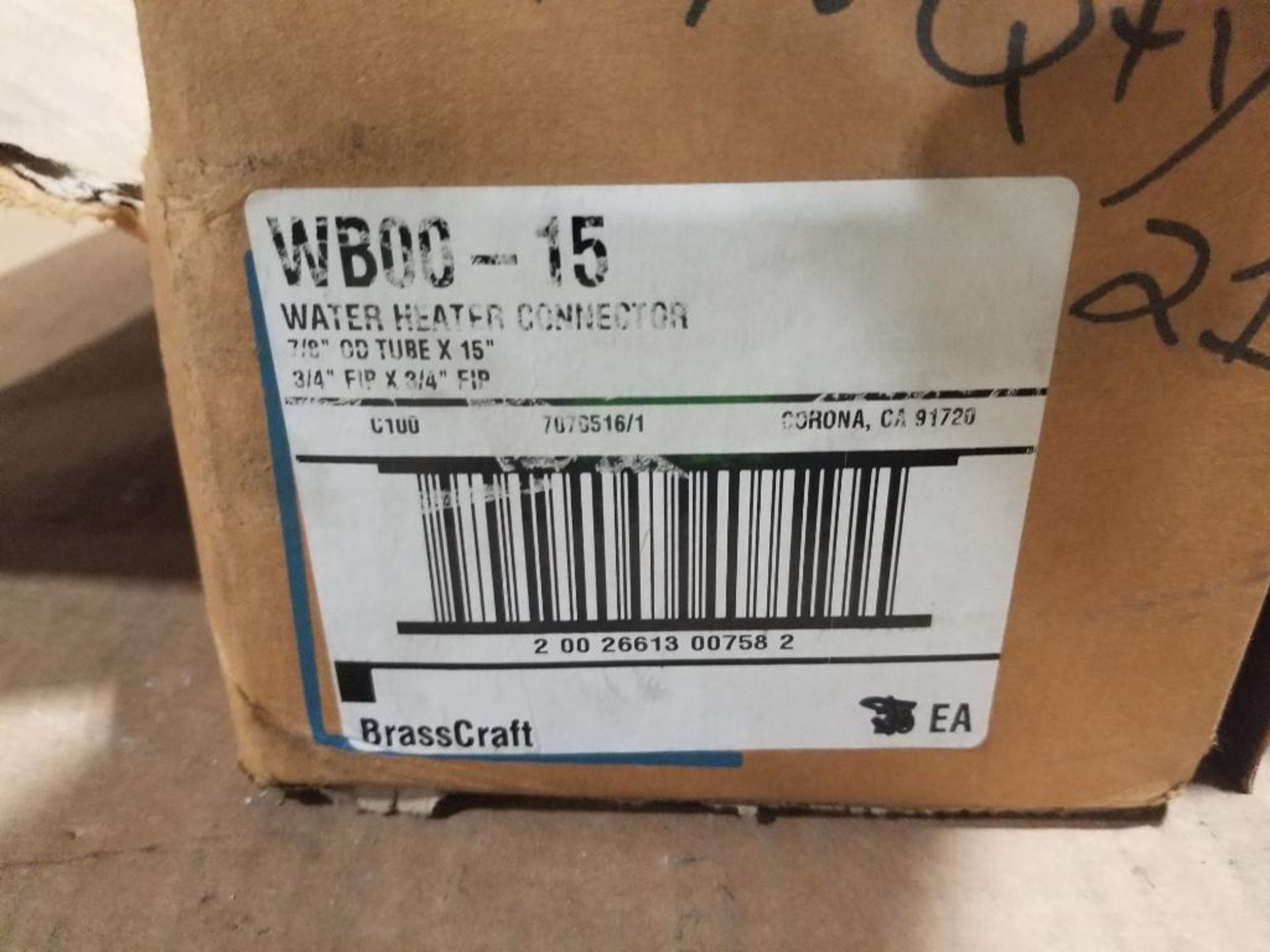 Qty 47 - Brass Craft copper water heater supply lines. Part number WB00-15. - Image 3 of 5
