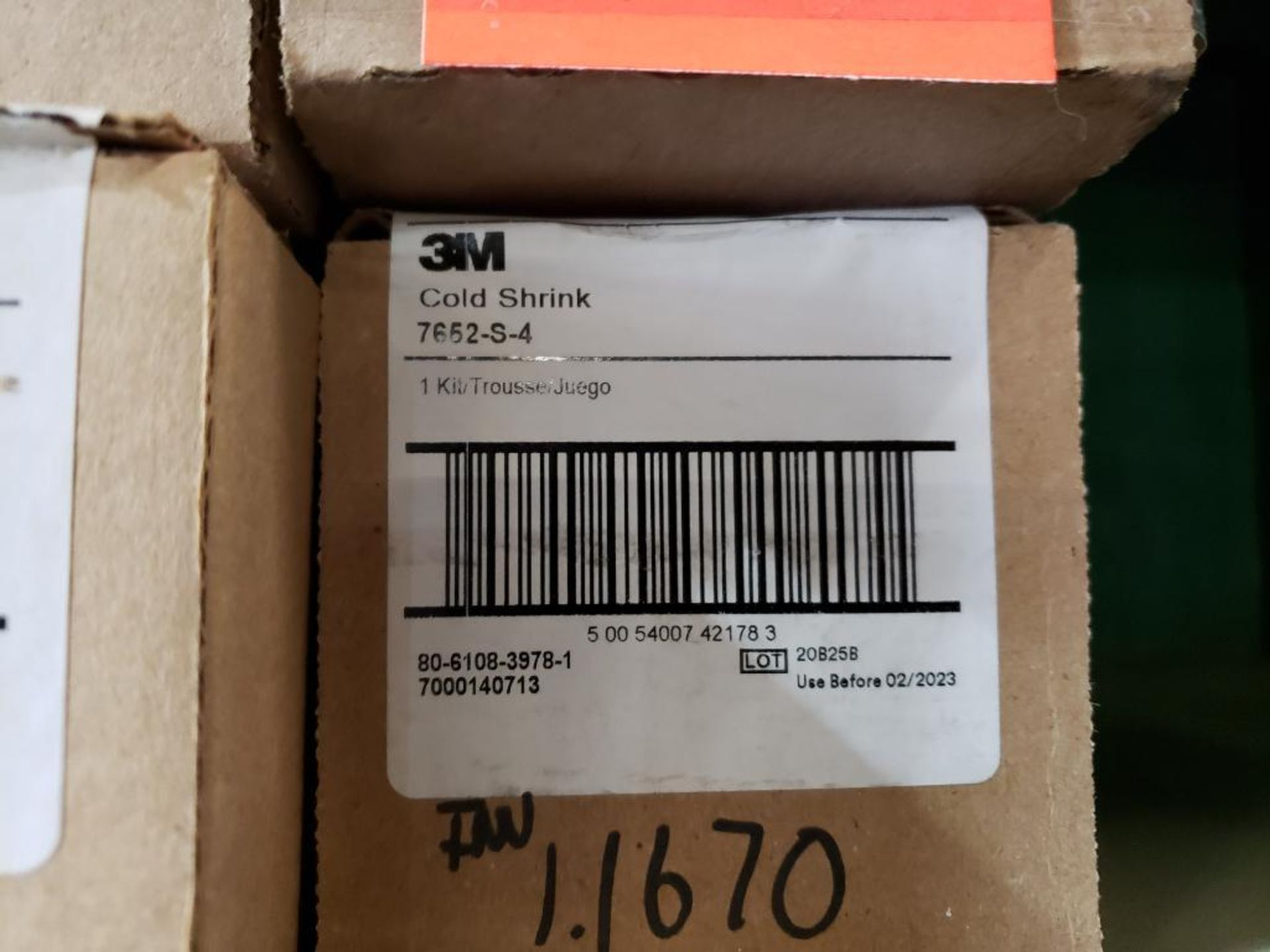 Qty 15 - Boxes 3M cold shrink termination kits. - Bild 2 aus 2