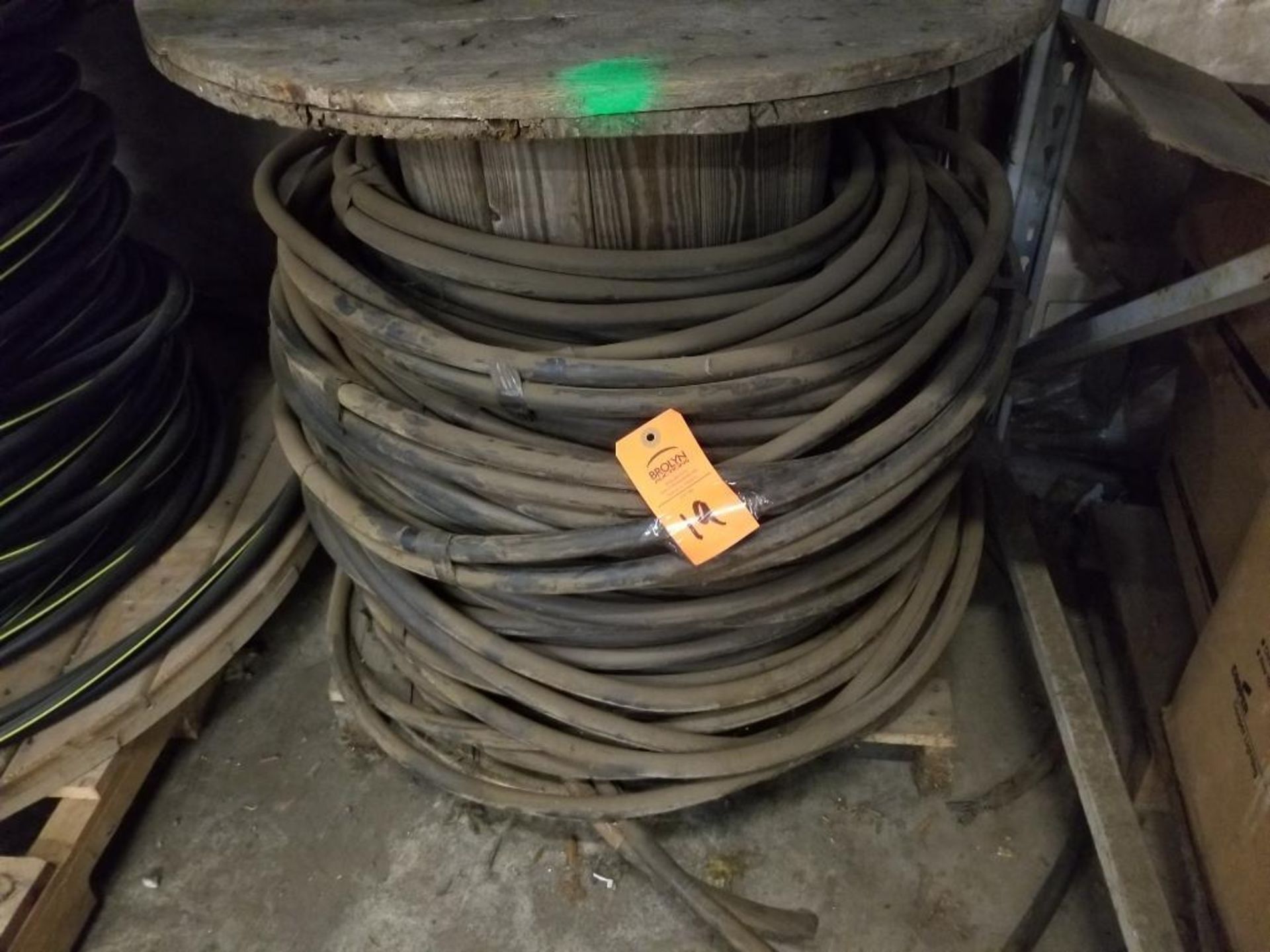 Spool of wire.