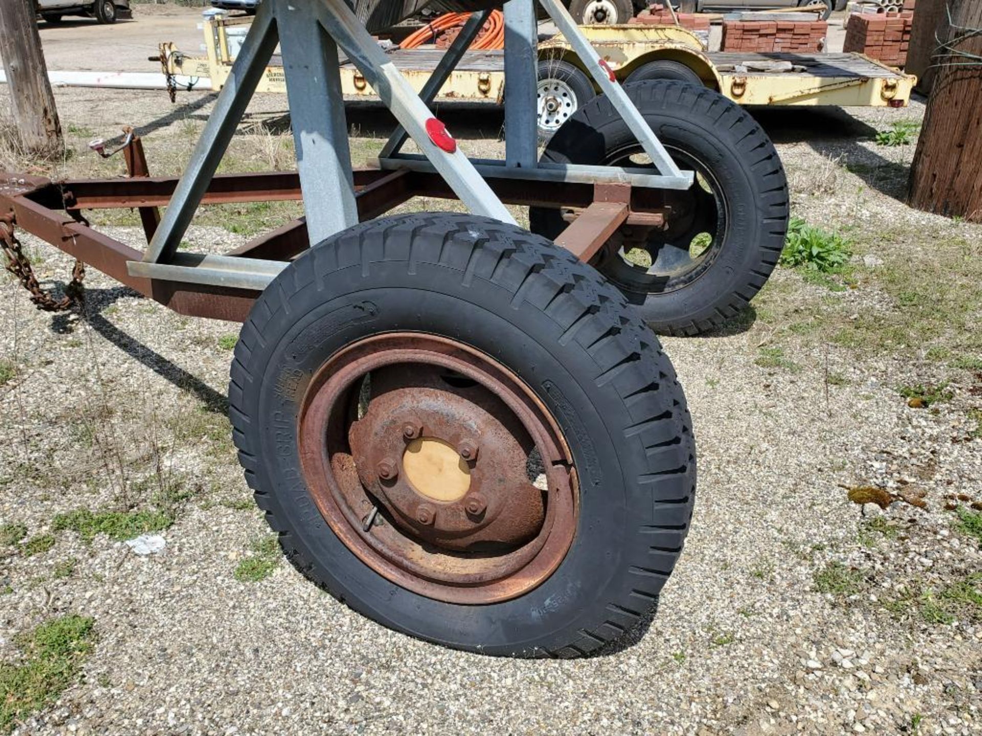 Wire reel trailer. (Sold with bill of sale only. No title included) - Image 6 of 9