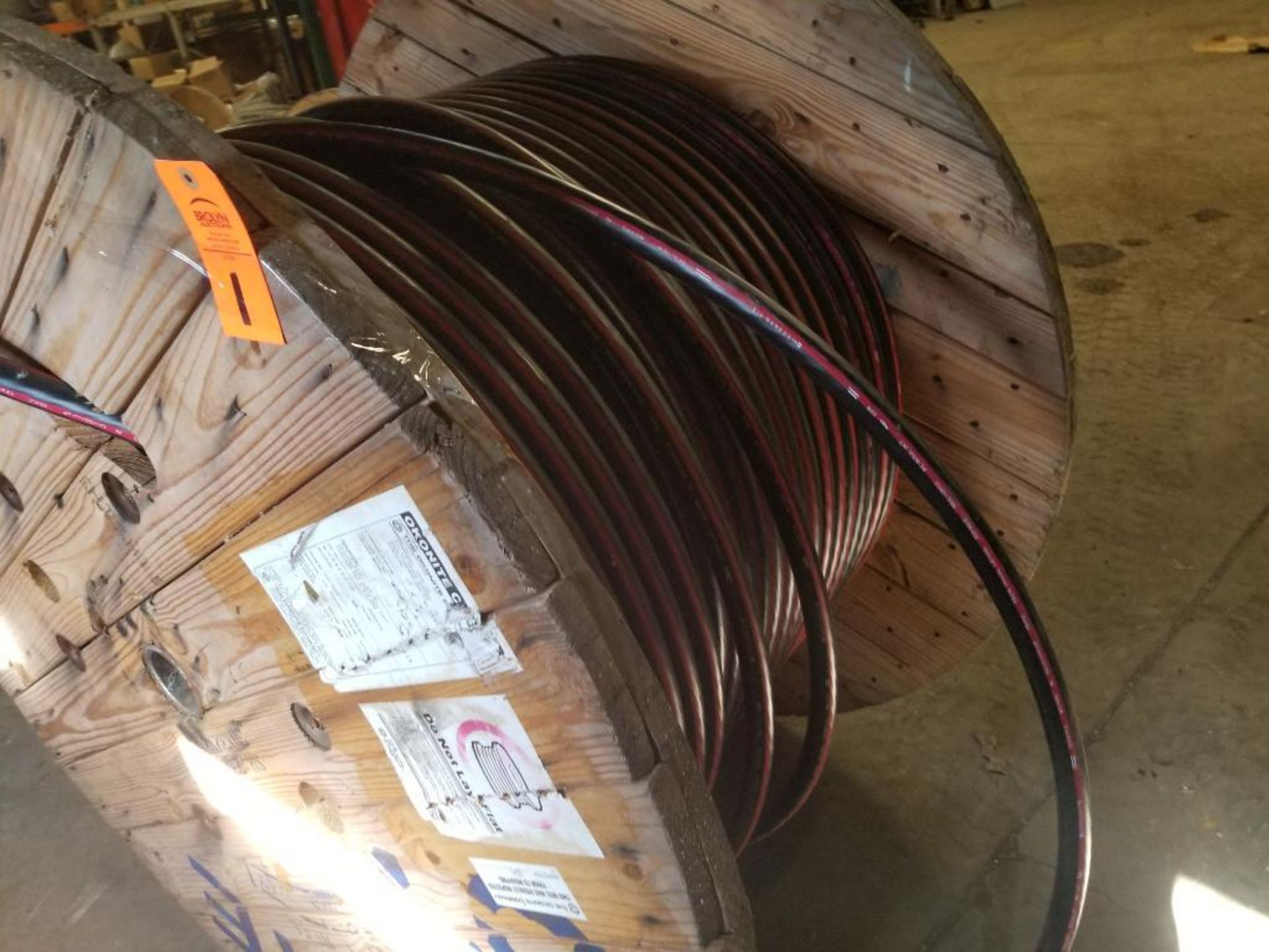Spool of Okonite Okoguard wire . Model EPR-SC220-030. 15kV. Catalog 160-23-3081. - Image 2 of 7