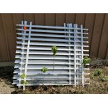 Qty 7 - Sections of fence panels. 70in x 72in.