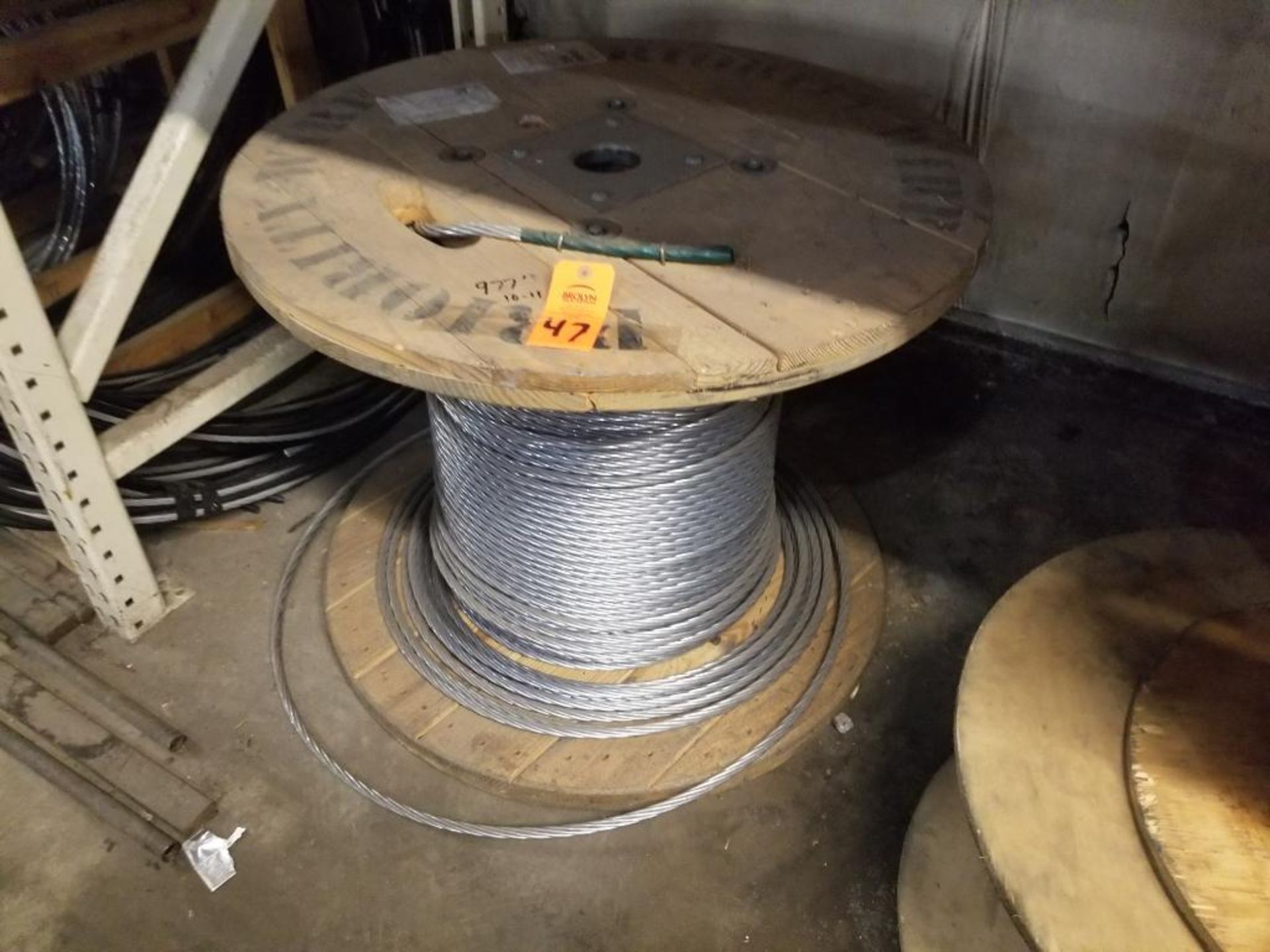 Spool of bare wire. - Image 4 of 4