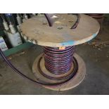 Spool of 15kV Okonite Okoguard wire . Model EPR-SC220-030. 15kV. Catalog 161-23-3072.