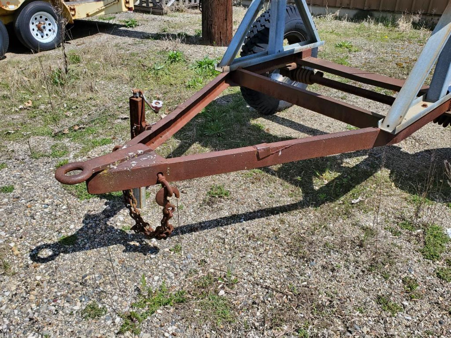 Wire reel trailer. (Sold with bill of sale only. No title included) - Image 8 of 9
