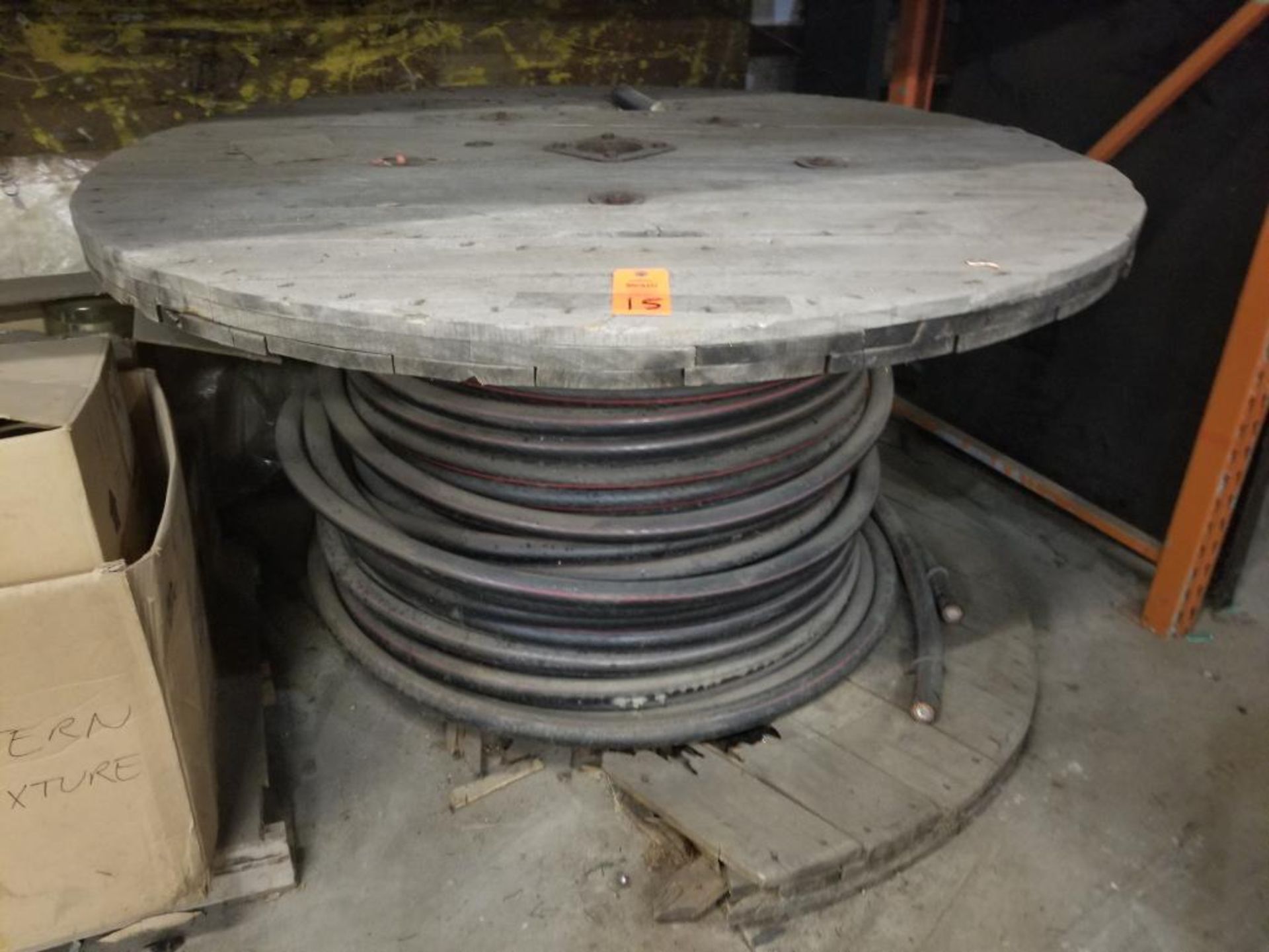 Spool of Okonite Okoguard wire .